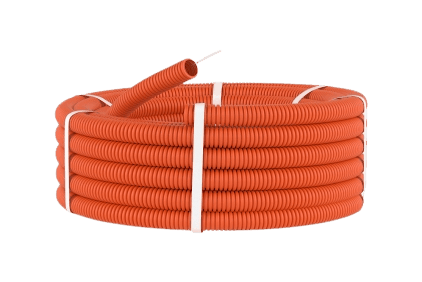 Flexible corrugated HDPE tubes