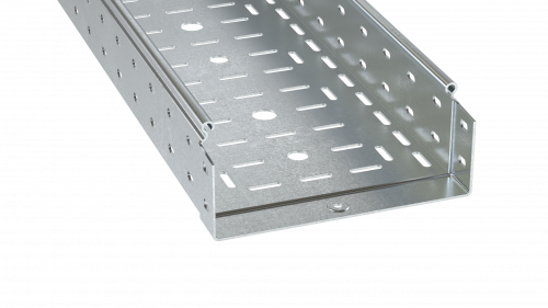 Лотки перфорированные толщиной 1,0 мм Лоток перфорированный 80х500х4000, 1,0 мм DKC|ДКС