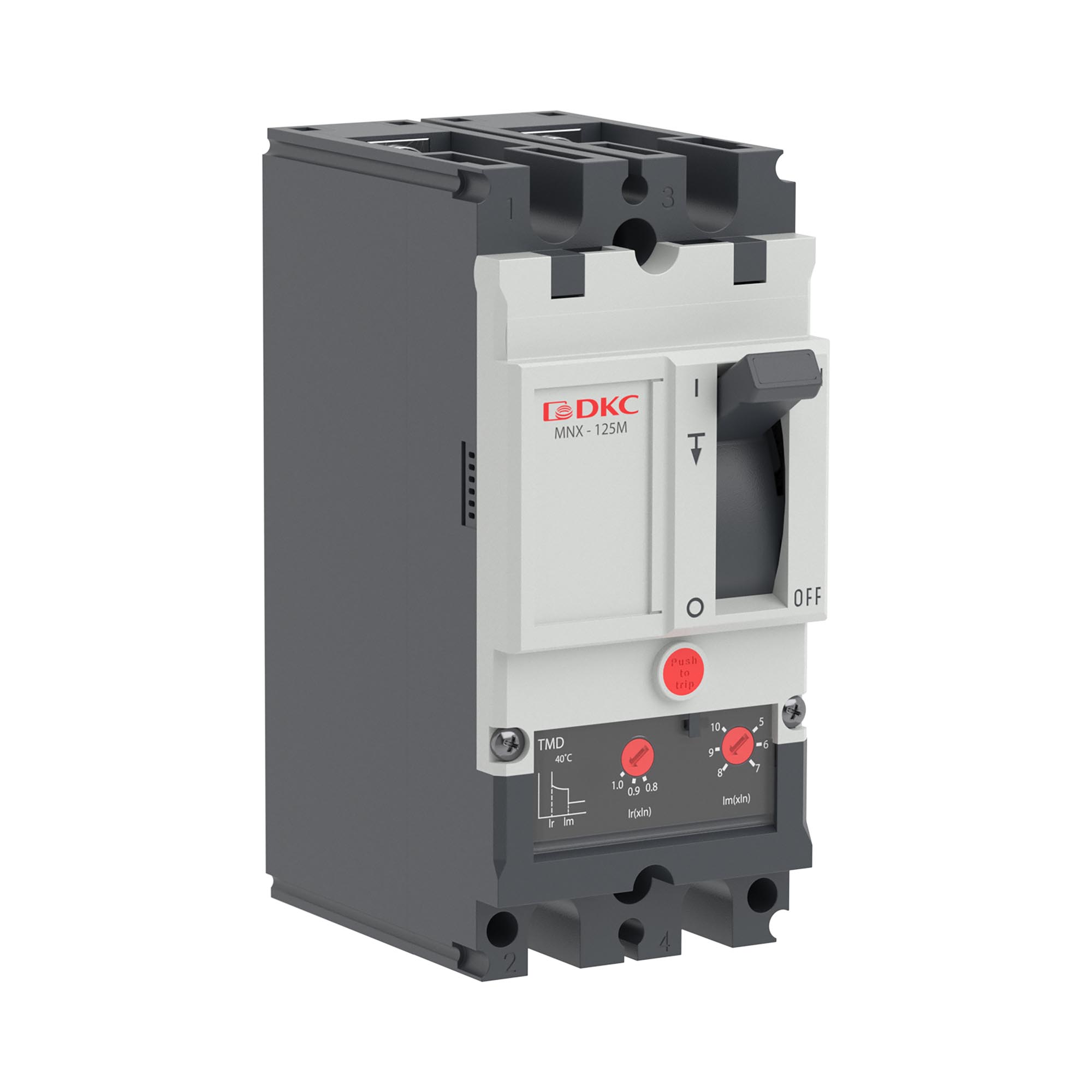 Автоматические выключатели в литом корпусе YON pro MNX Авт. выкл. YON pro MNX125M 2P 125A 100kA при AC240V расц. TMD DKC|ДКС