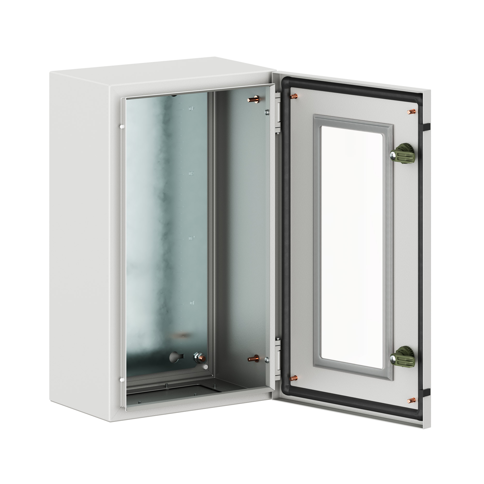 Корпус навесной уличный ST Outdoor с М/П с прозрачной дверью ВxШxГ 500x300x200 мм, IP66