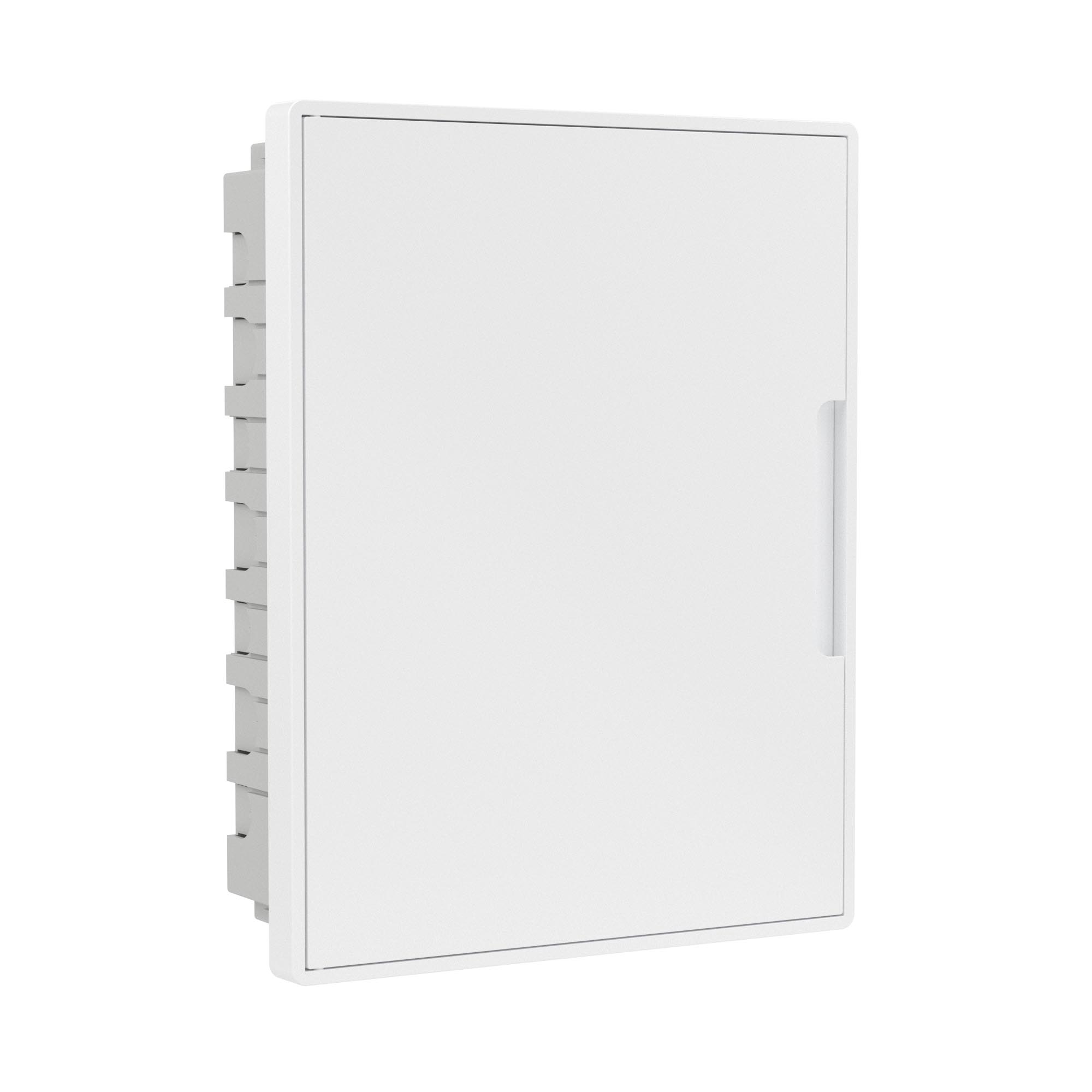 Модульные щитки "Фрейм" (FRAME) встраиваемые Щиток 24 мод встраиваемый для полых стен Фрейм (FRAME), белый, с белой дверцей, с 4 шинами PEN (2шт на 8 отв. и 2шт на 6 отв) DKC|ДКС