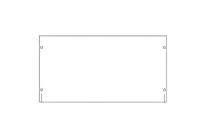 Swing frames for 600mm width cabinets