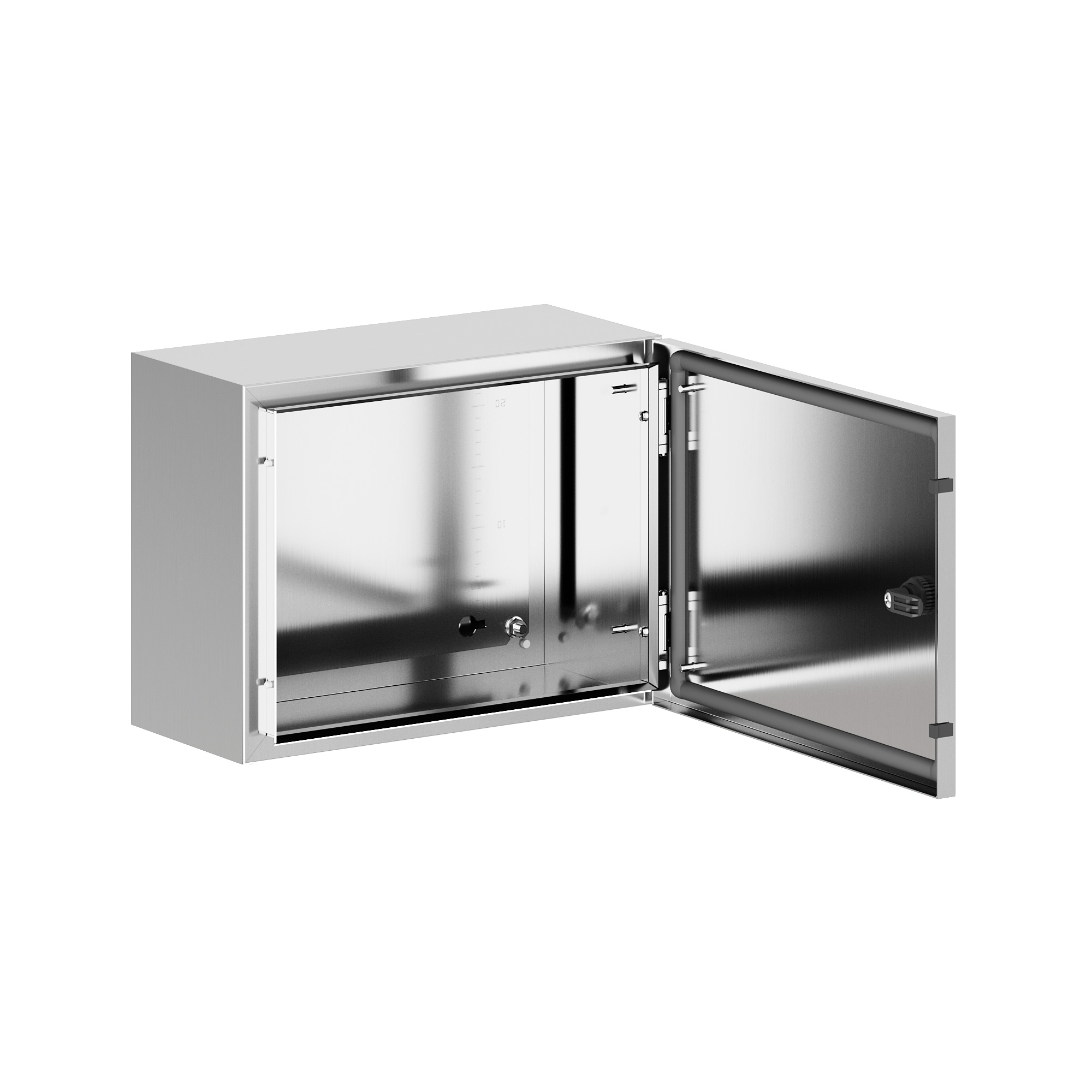 Корпус навесной STH с М/П из нержавеющей cтали AISI316 ВxШxГ 300x400x200 мм, без фланца, IP66