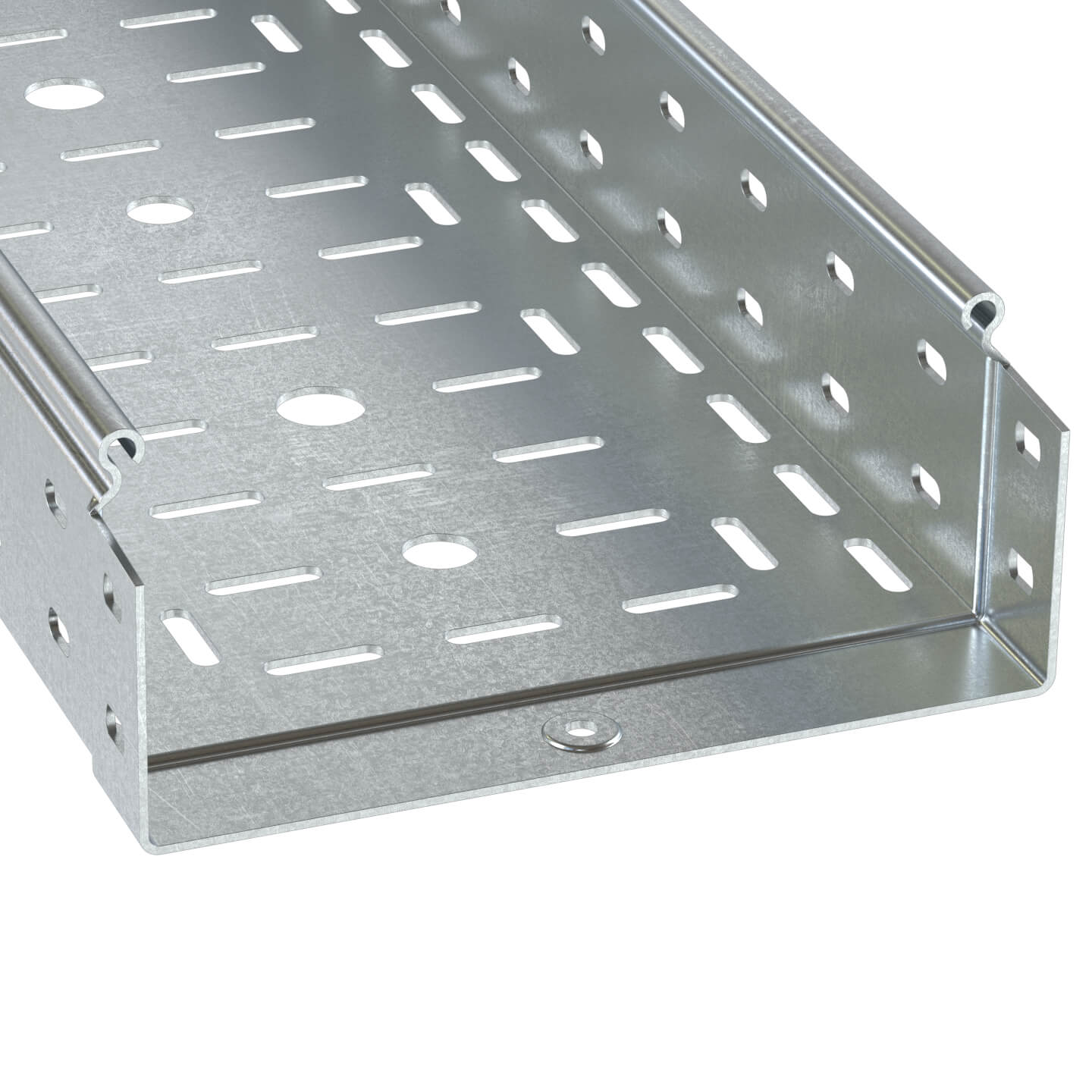 Perforated Straight Element 150х80 L3000  thick.1,5  mm, HDZ