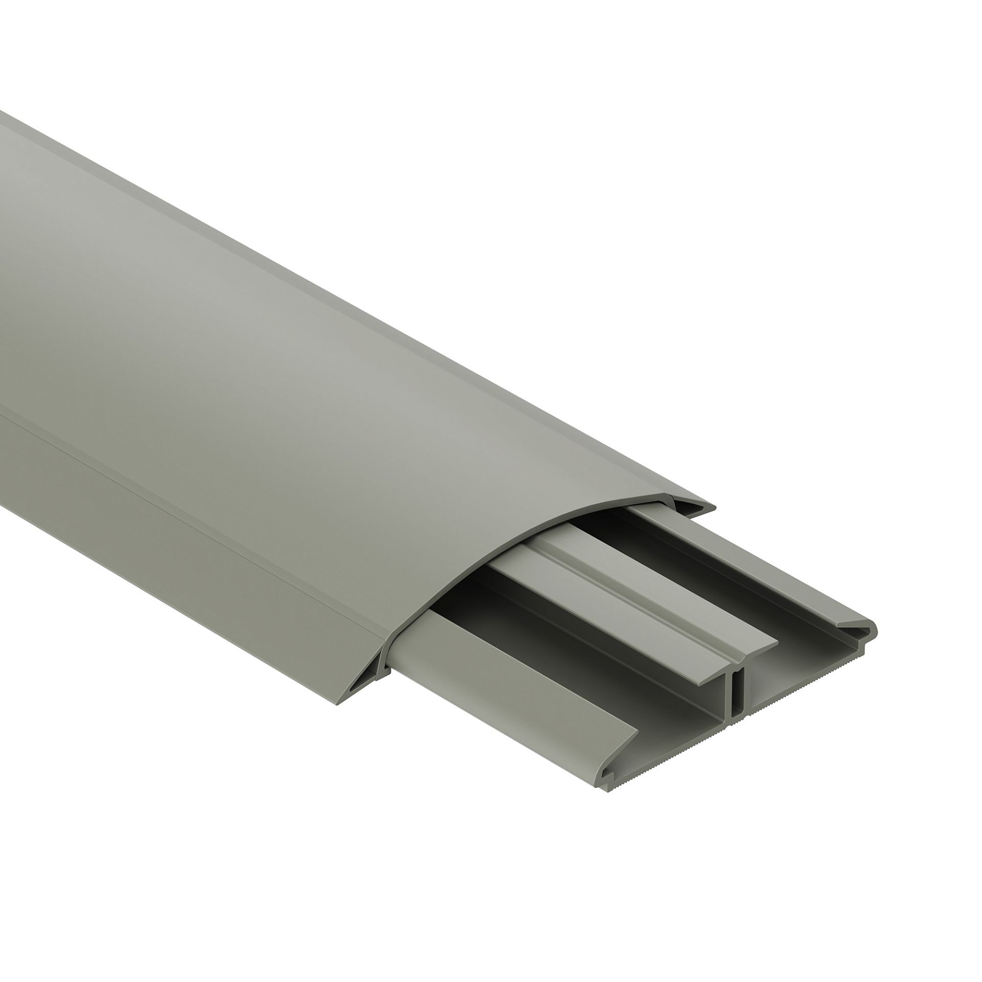 Напольный канал 75x17 мм CSP-F, серый