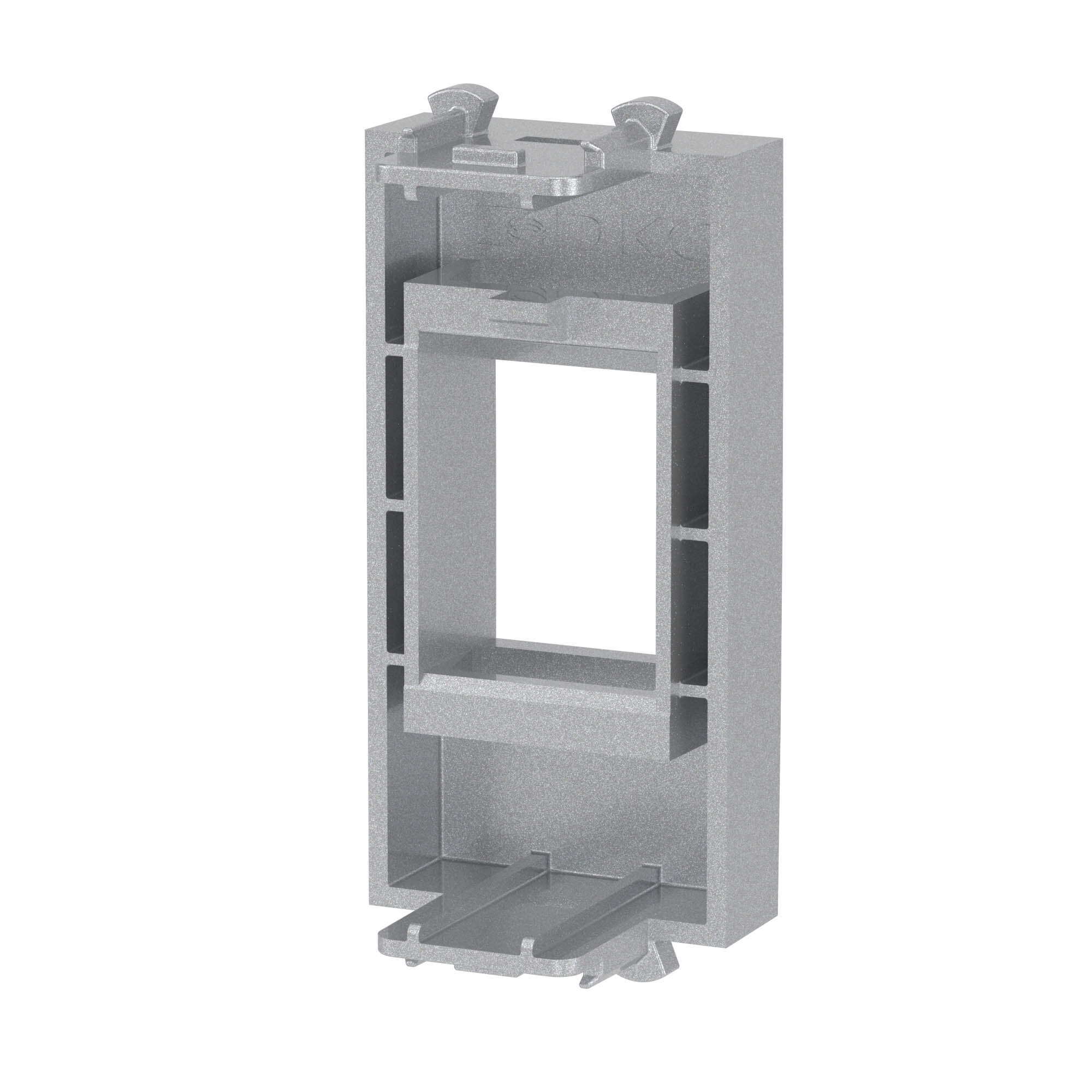 Адаптер без шторки для Кейстоун (Keystone), Avanti, закаленная сталь, 1 модуль