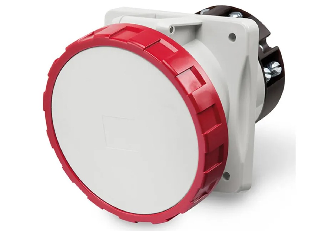 Розетки скрытой установки Розетка панельная с наклоном артикул DIS41512566 IP67 125A 3P+E 400В DKC|ДКС