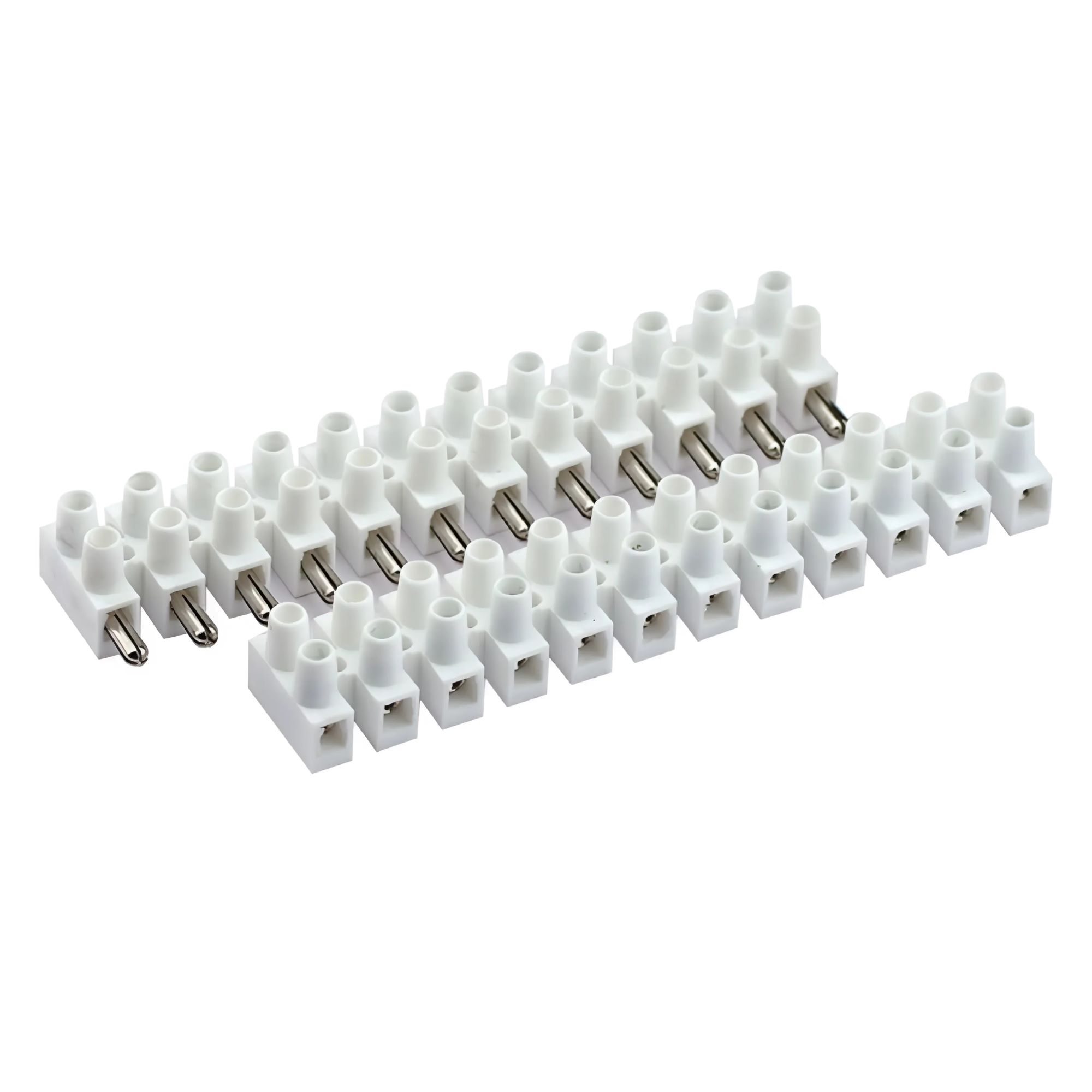 Клеммные колодки из полипропилена КЛЕММНИК+разъем Полипропилен,12р,85°С,450V,24A, 2,5мм.кв. DKC|ДКС