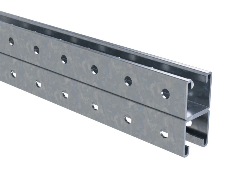 Двойной С-образный профиль 41х41,L1500, толщ 2,5 мм, INOX 304 IBPD4115C DKC