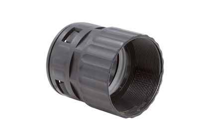 Straight metric thread connector flex. tube - box