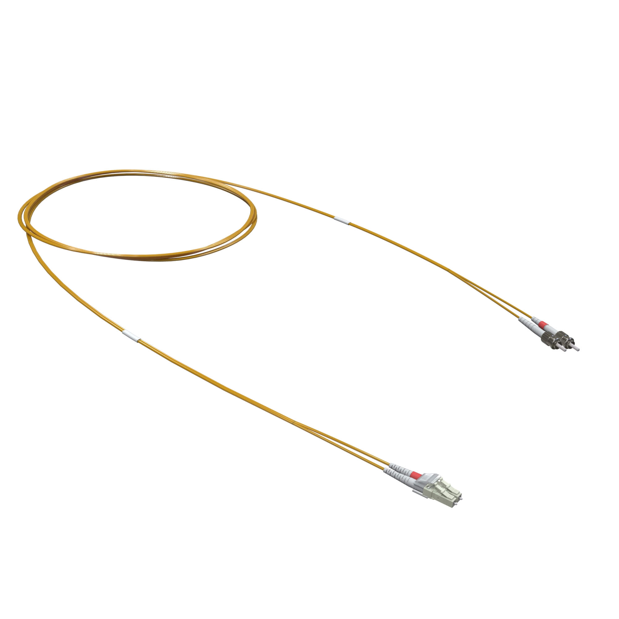 Оптический коммутационный шнур переходной Duplex LC-UPC/ST-UPC, 50/125 ...