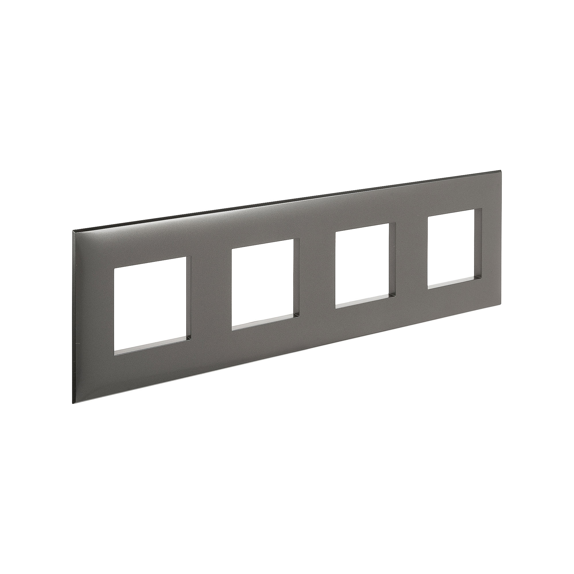Рамка 4 поста (8 мод.), Avanti, серый жемчуг