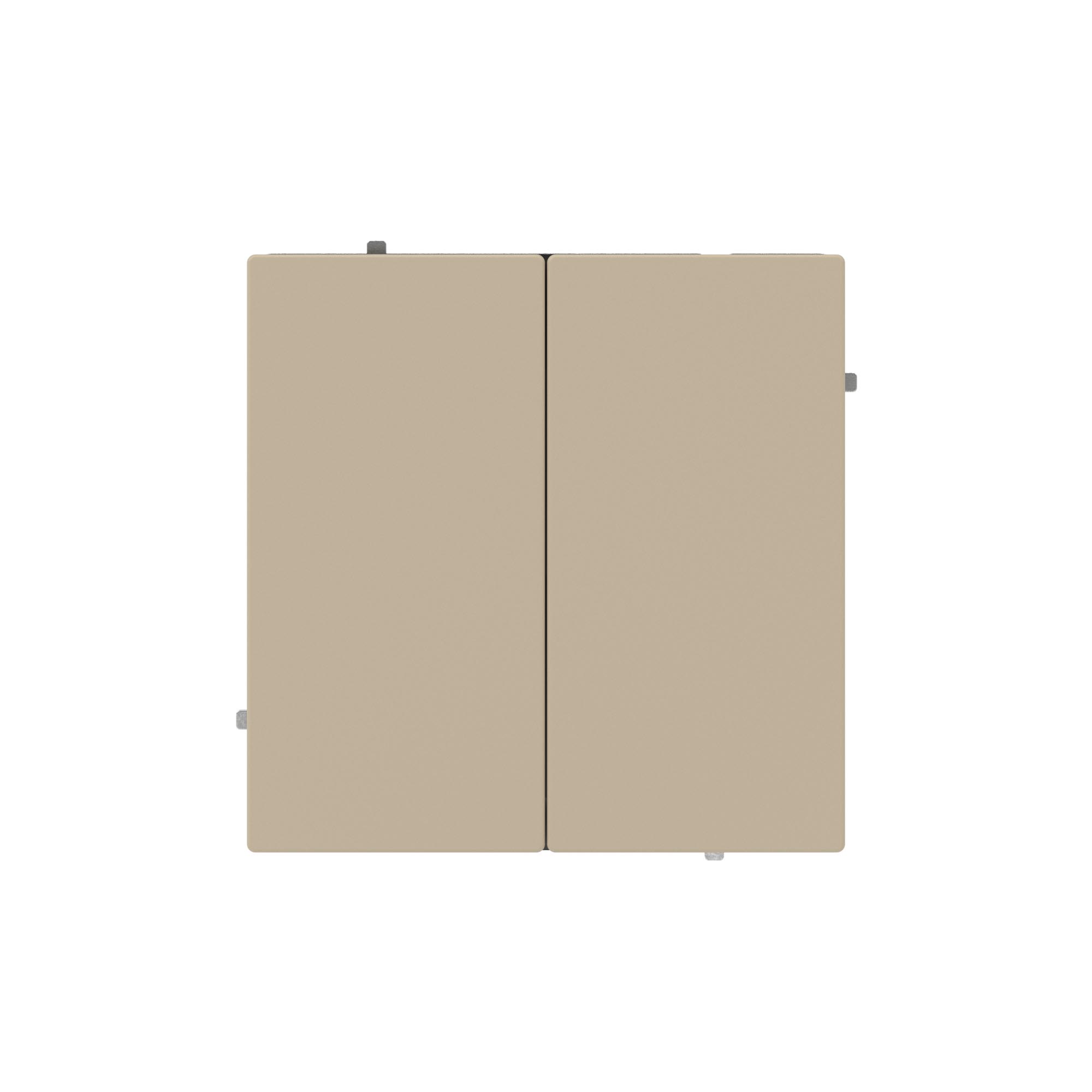 Кнопка двухклавишная, KANT, ванильный марципан