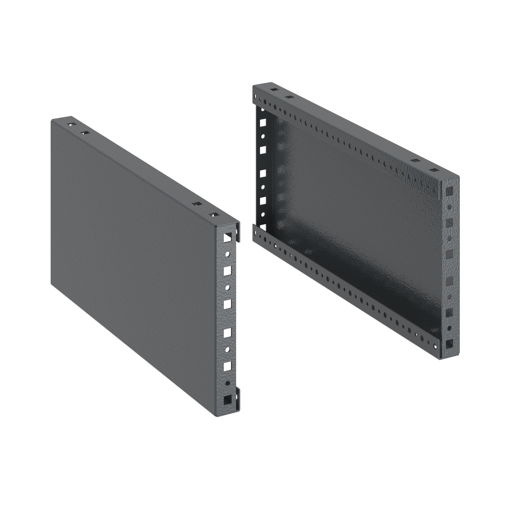 Панели цоколя для корпусов CQE & CQE N, ШхГ 1600 мм, В=200 мм, RAL7011, комплект - 2 шт. (замена на R5NFPB162) RAM block R5NFP162 DKC
