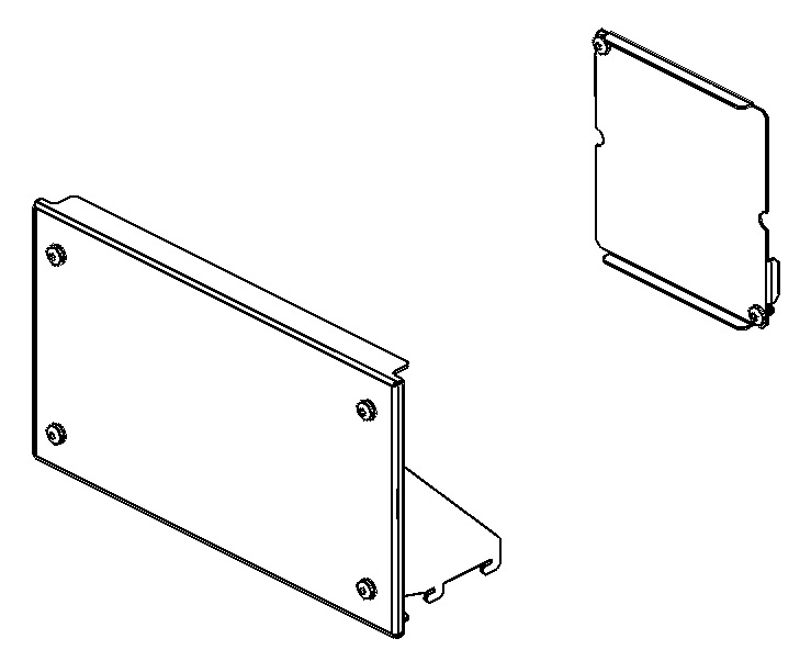 Комплект заглушки блока 4M2 R5M2W4M2BS DKC