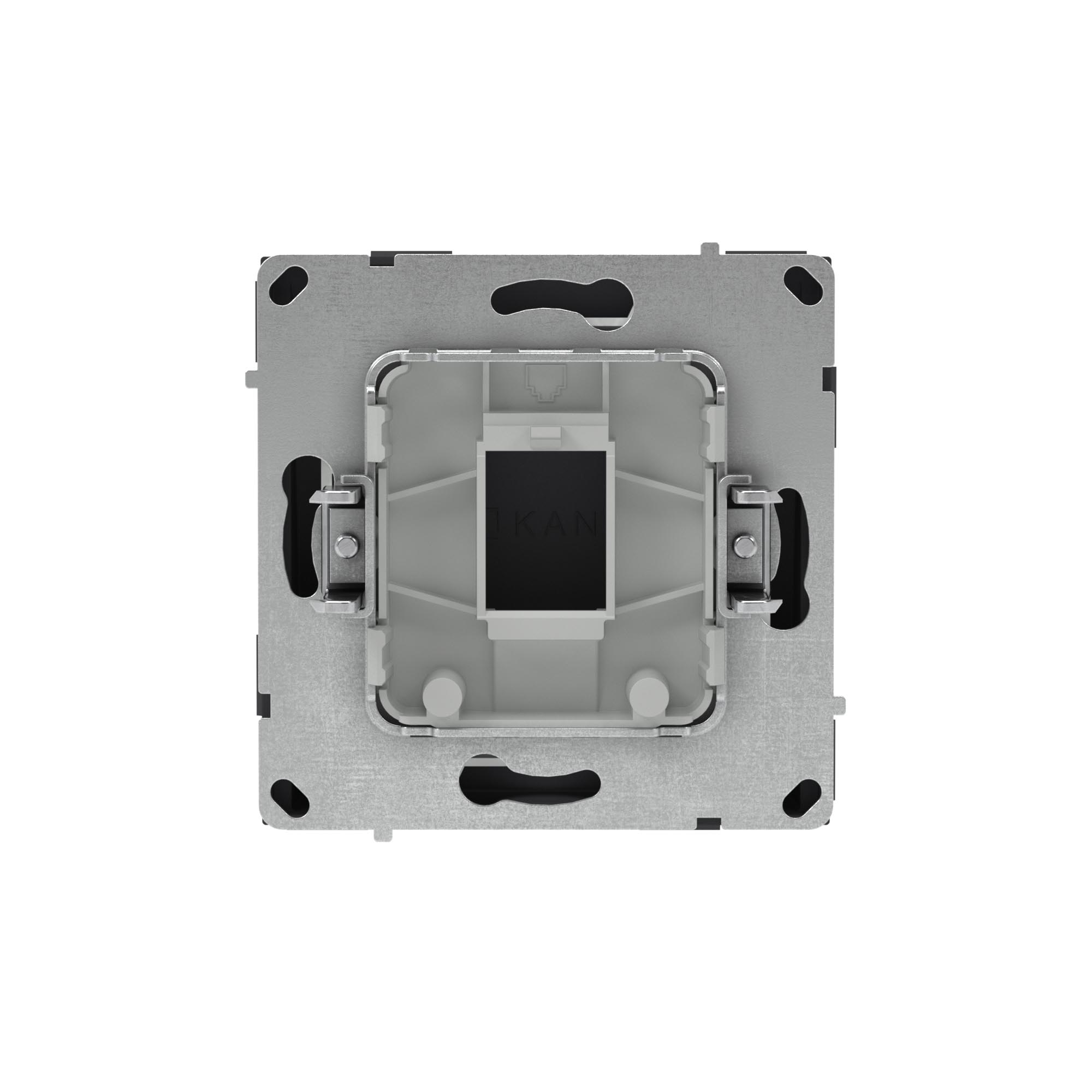 Вывод кабеля из стены, KANT, черный уголь