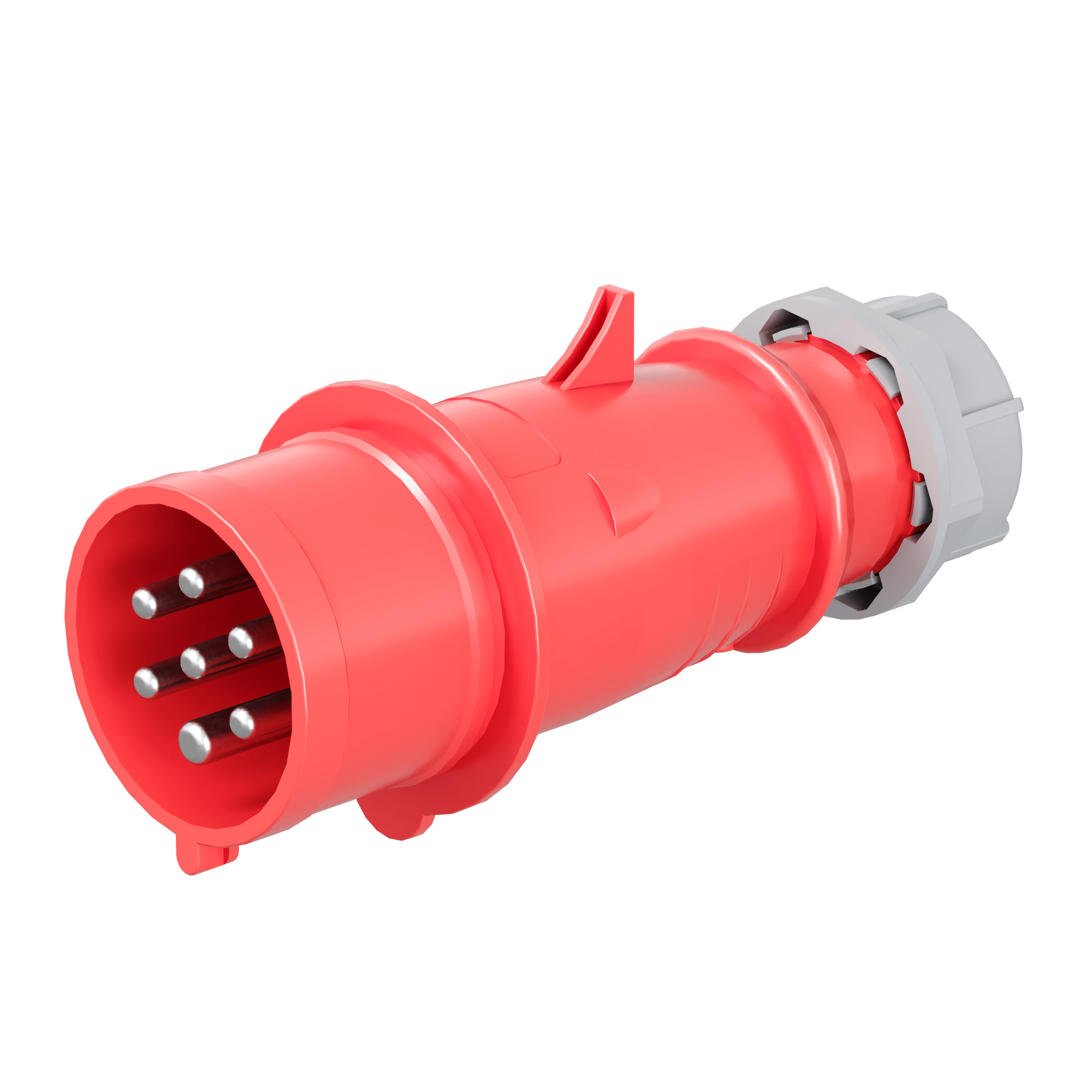 400 В, 6P+E Вилка кабельная CP IP44 32A 6P+E 400В DKC|ДКС