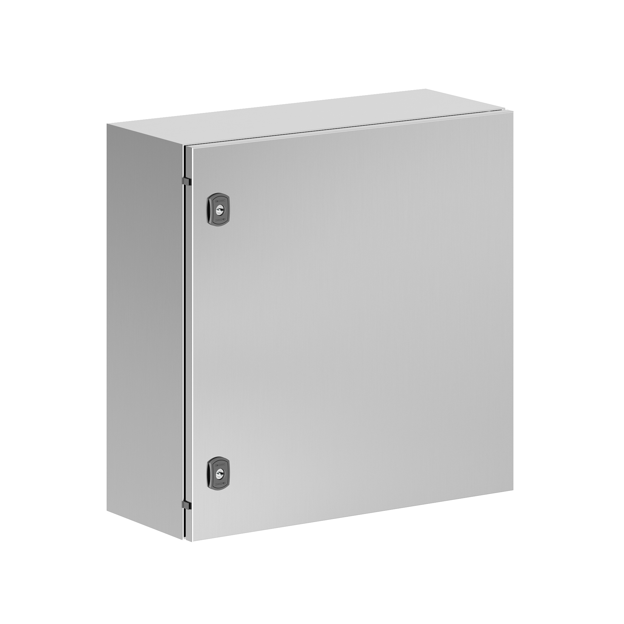 Корпуса навесные STH, нержавеющая сталь AISI316, с фланцем Корпус навесной STH с М/П из нержавеющей cтали AISI316 ВxШxГ 600x600x250 мм, с фланцем, IP66 DKC|ДКС