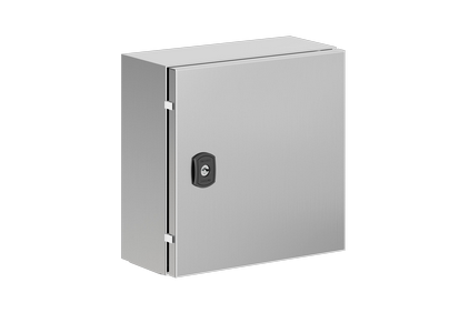 STH wall-mounted enclosures, AISI304, with gland panel