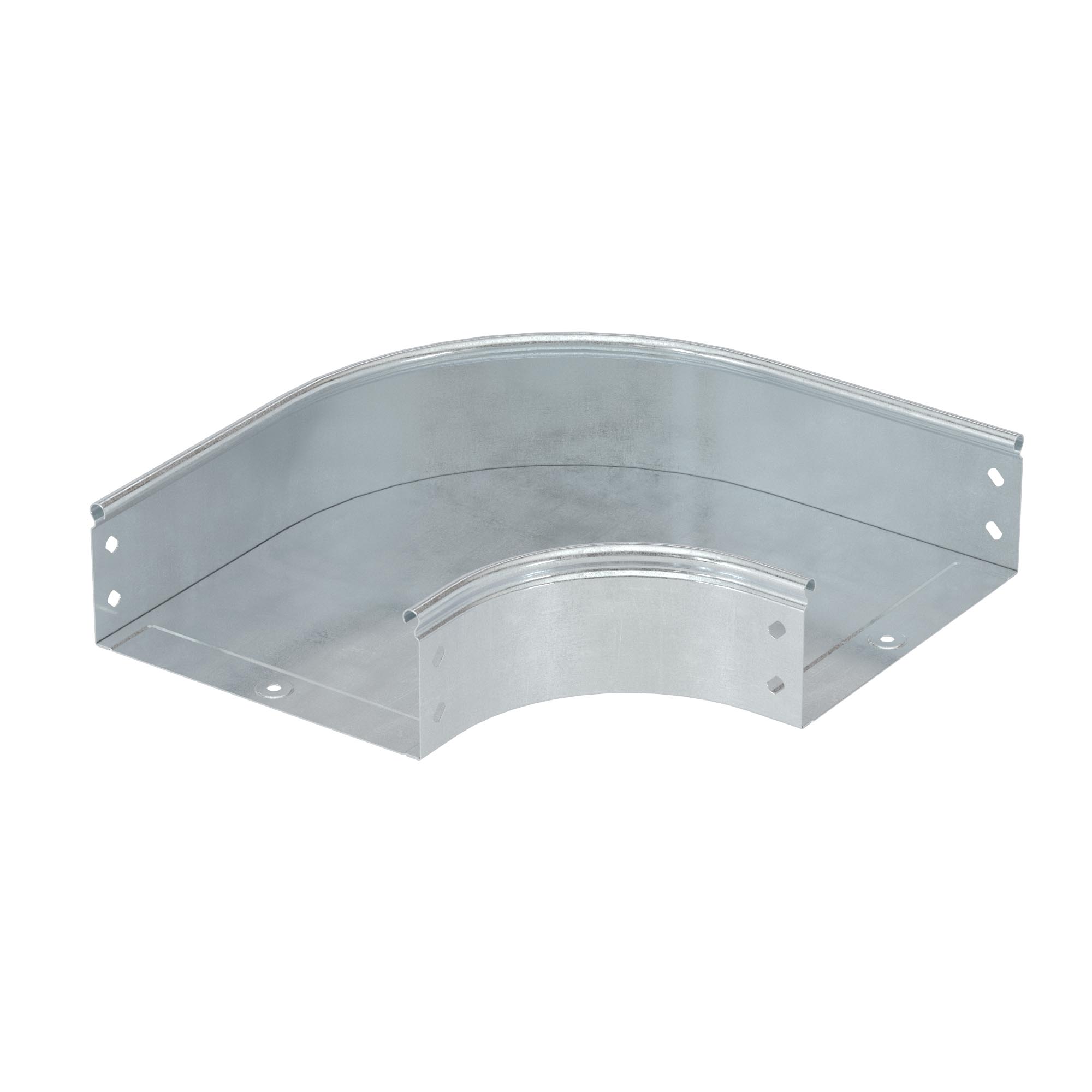 Угол CPO 90 горизонтальный 90° 400х100 в комплекте с крепежными элементами и соединительными пластинами, необходимыми для монтажа, горячеоцинкованный