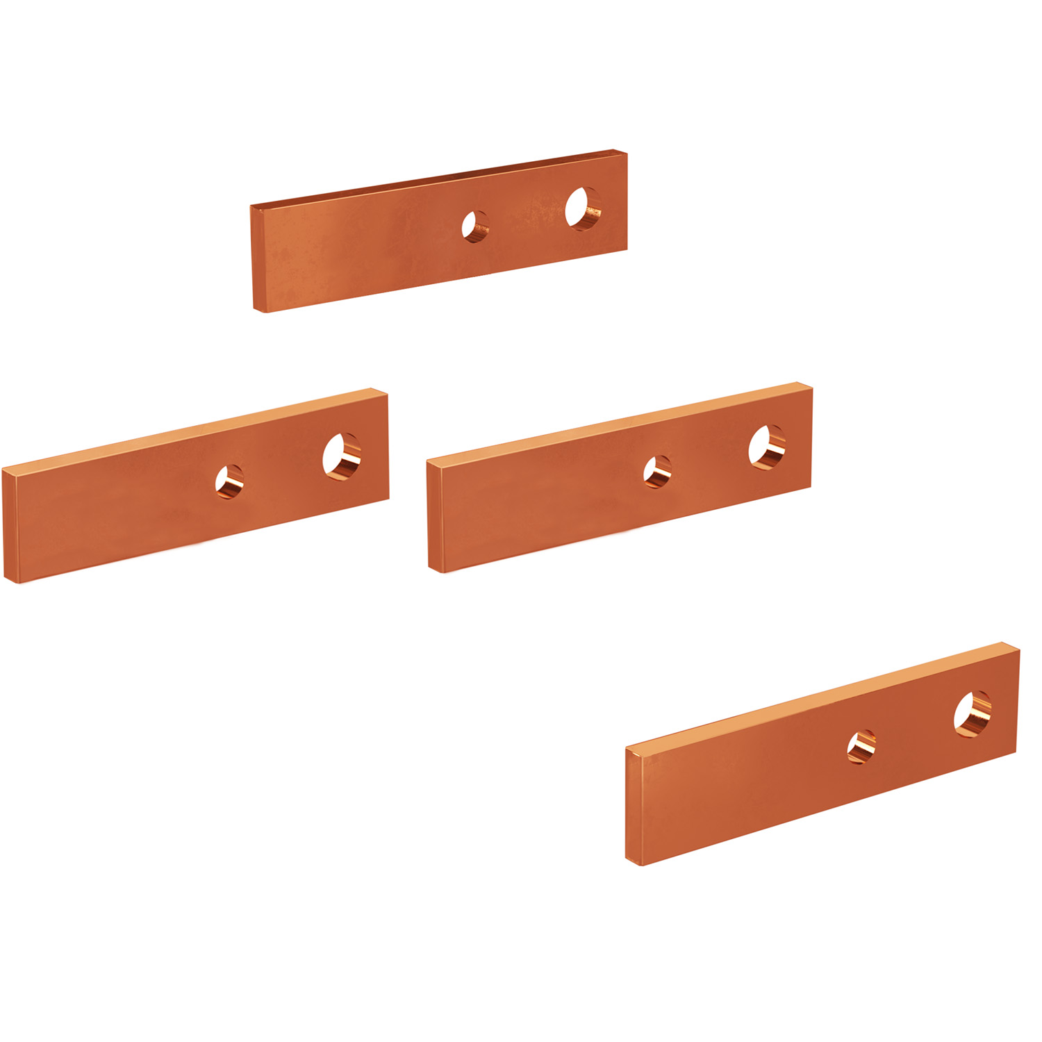 Kit of busbars for drawers, 250A, 4P