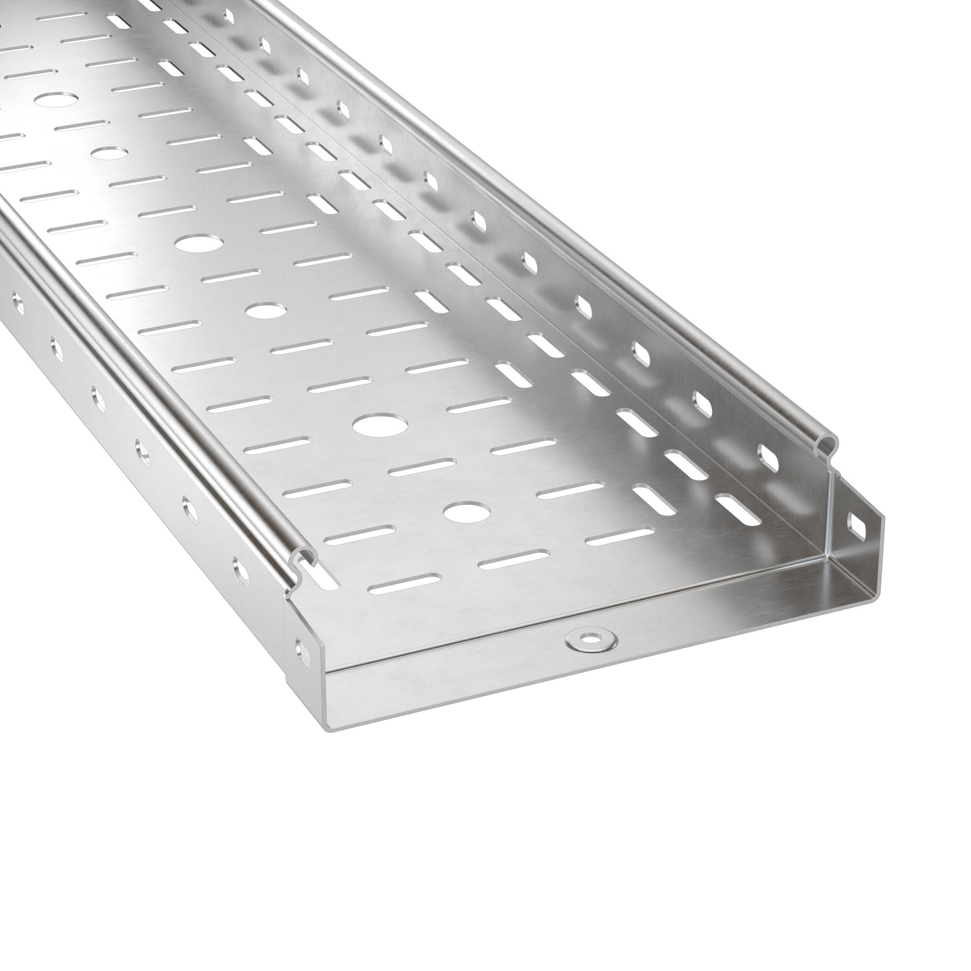 Перфорированные лотки Лоток перфорированный 50х200х3000, толщ. 1,5мм, алюминий DKC|ДКС