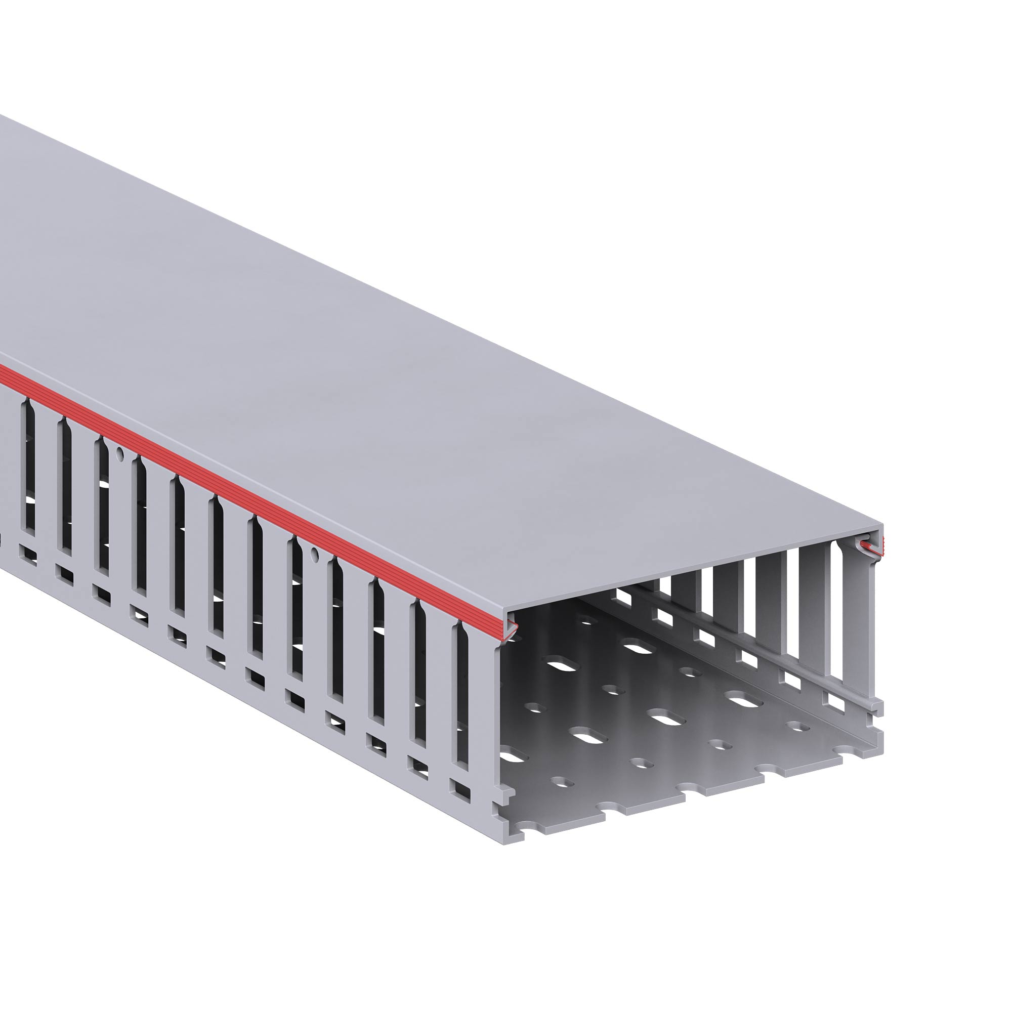 Перфорированные короба серии RL12 Короб перфорированный, серый RL12 120x60 DKC|ДКС