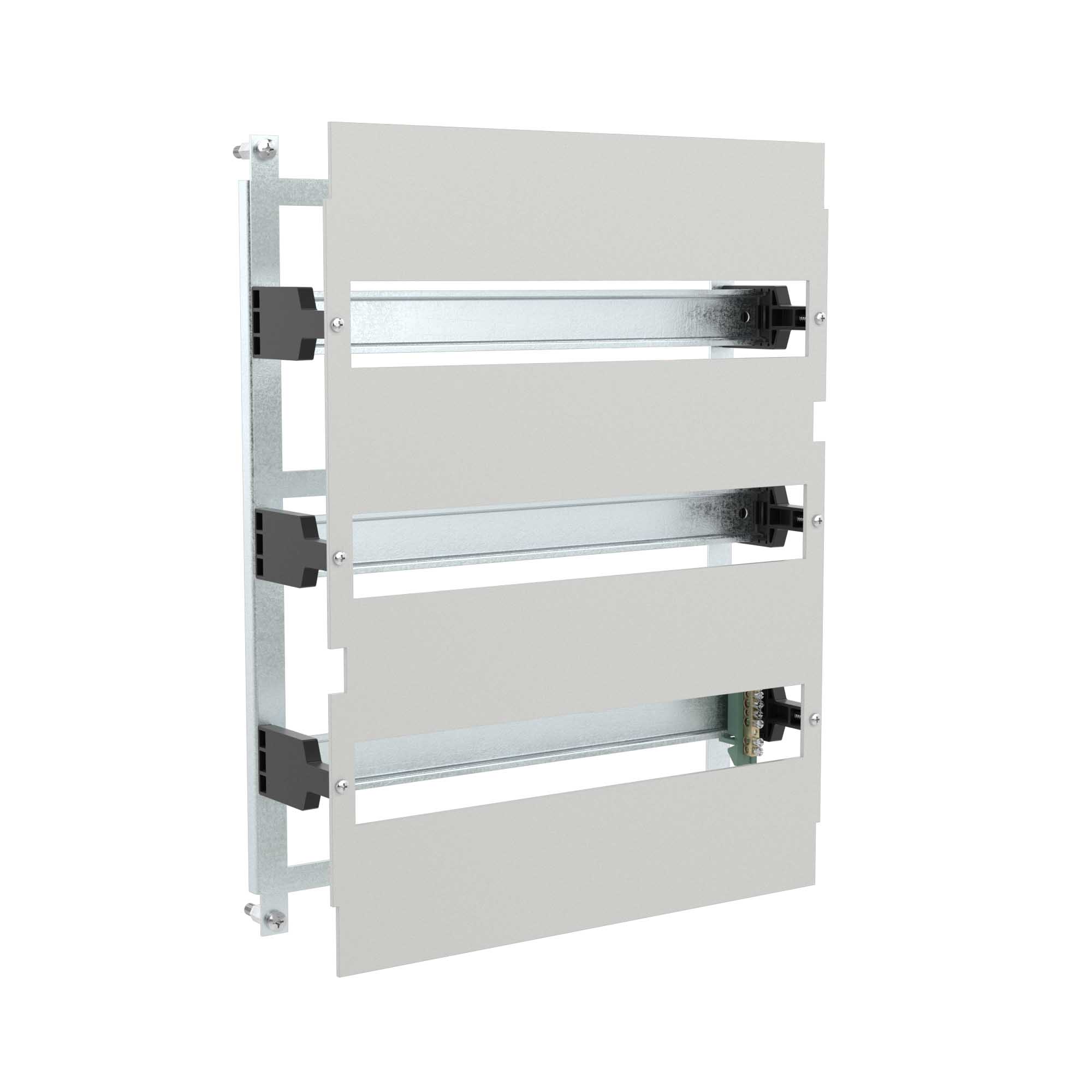 Аксессуары для шкафов цельных из фибергласа (GRP) Модульная рама для шкафа CN50542, В=500 мм, Ш=400 мм, для 54 модулей DKC|ДКС