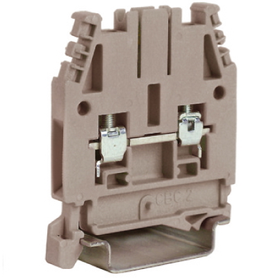 CBC.2GR(Ex), проходной зажим серый 2,5 кв.мм (замена на TUR-2.5)