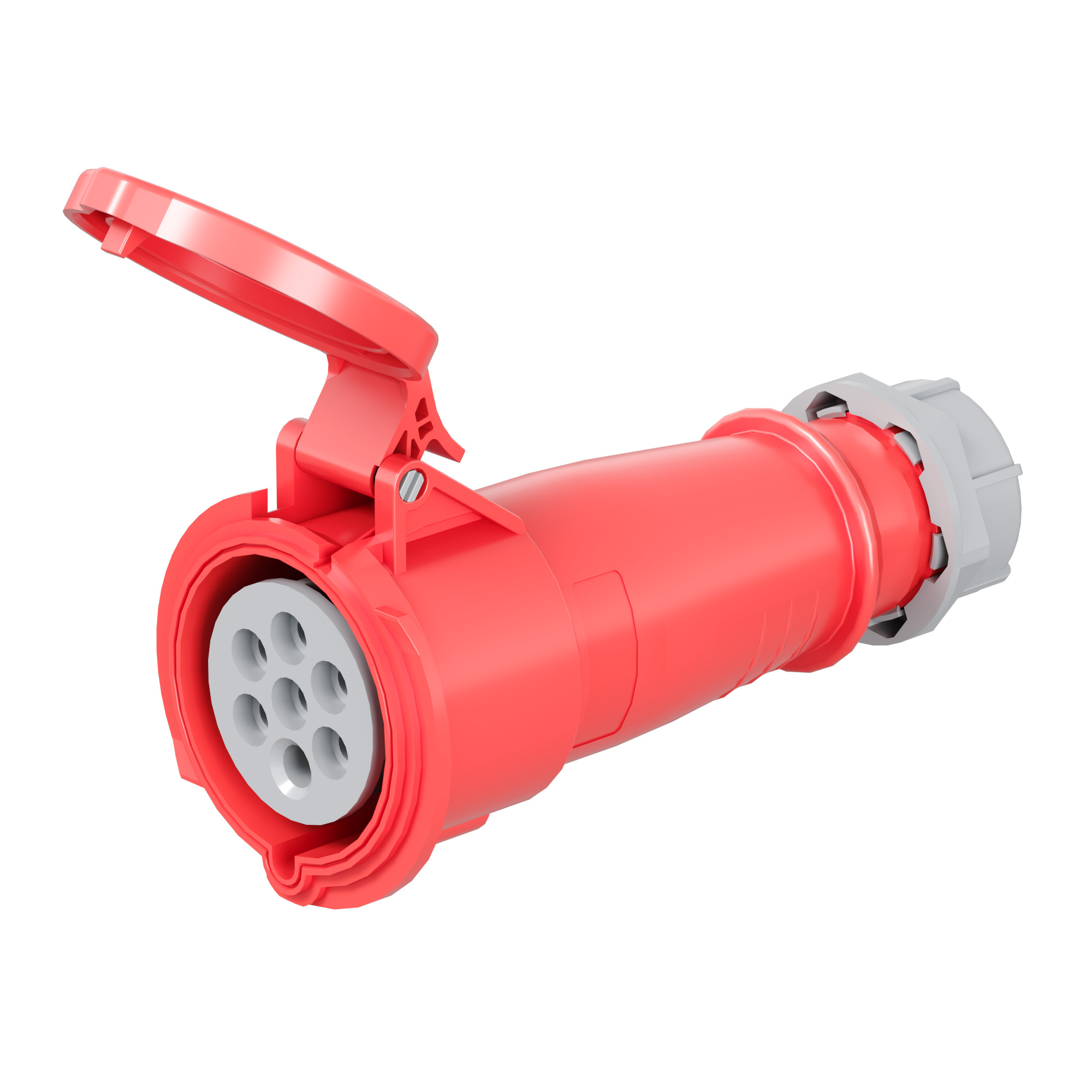 400 В, 6P+E Розетка кабельная CS IP44 16A 6P+E 400В DKC|ДКС