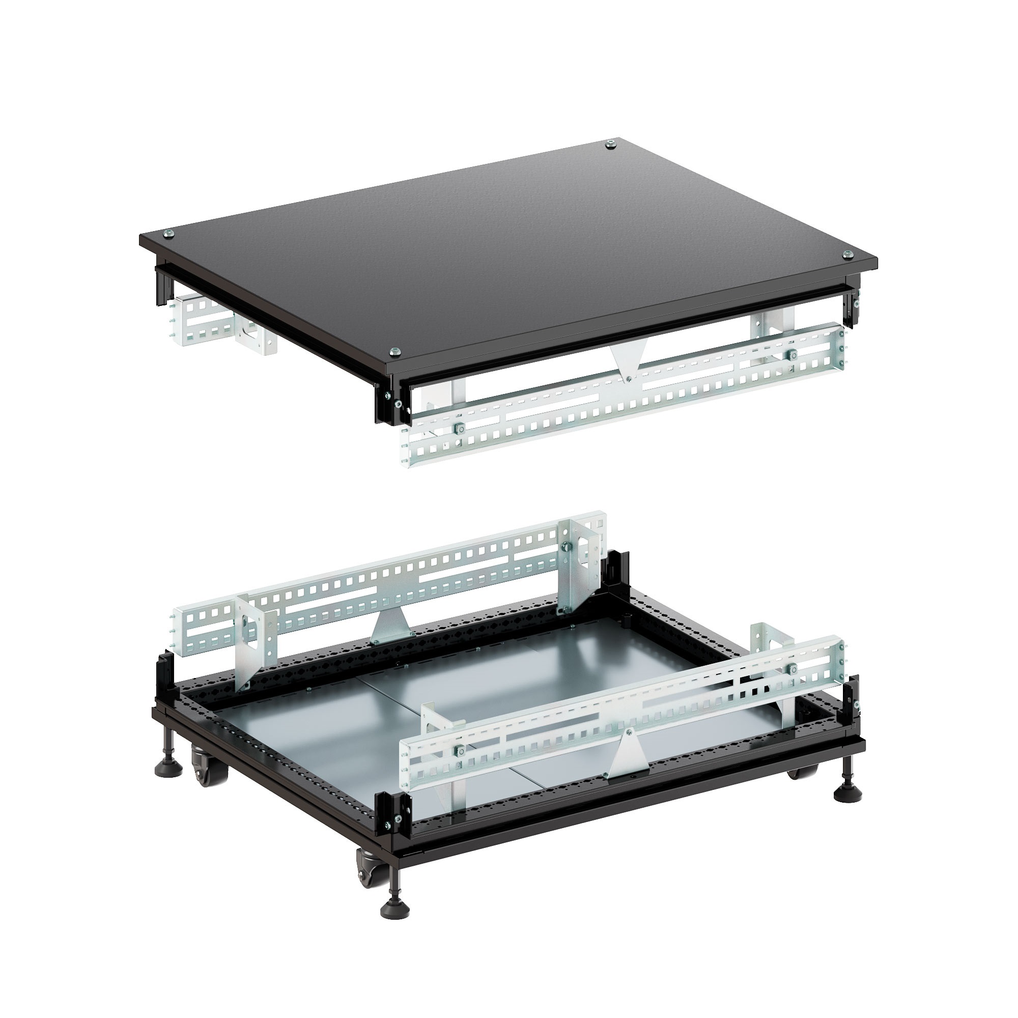 Комплект крыша-основание корпуса Крыша основание сплошные IT-CQE 800x1200, RAL9005 DKC|ДКС