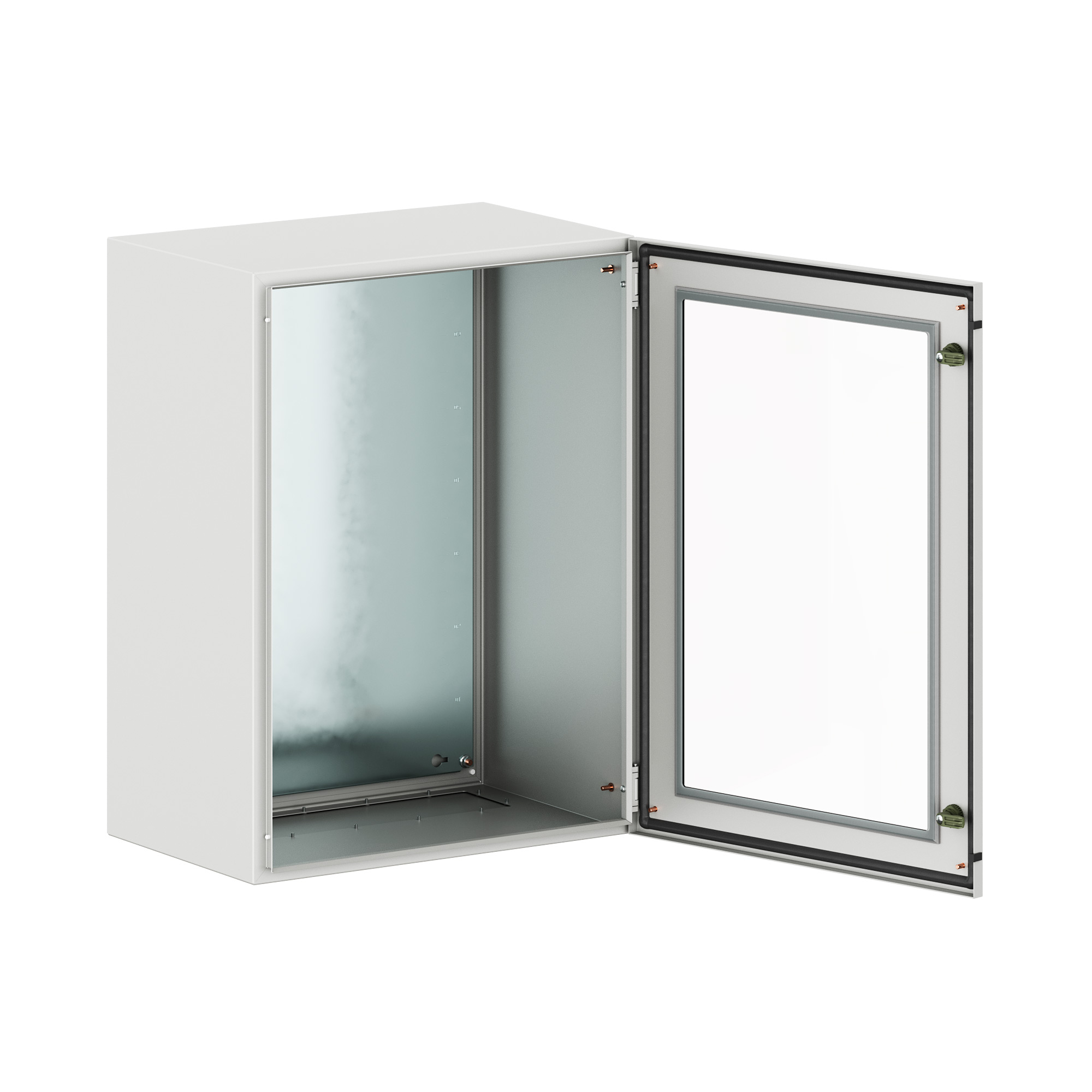 Корпус навесной уличный ST Outdoor с М/П с прозрачной дверью ВxШxГ 800x600x400 мм, IP66