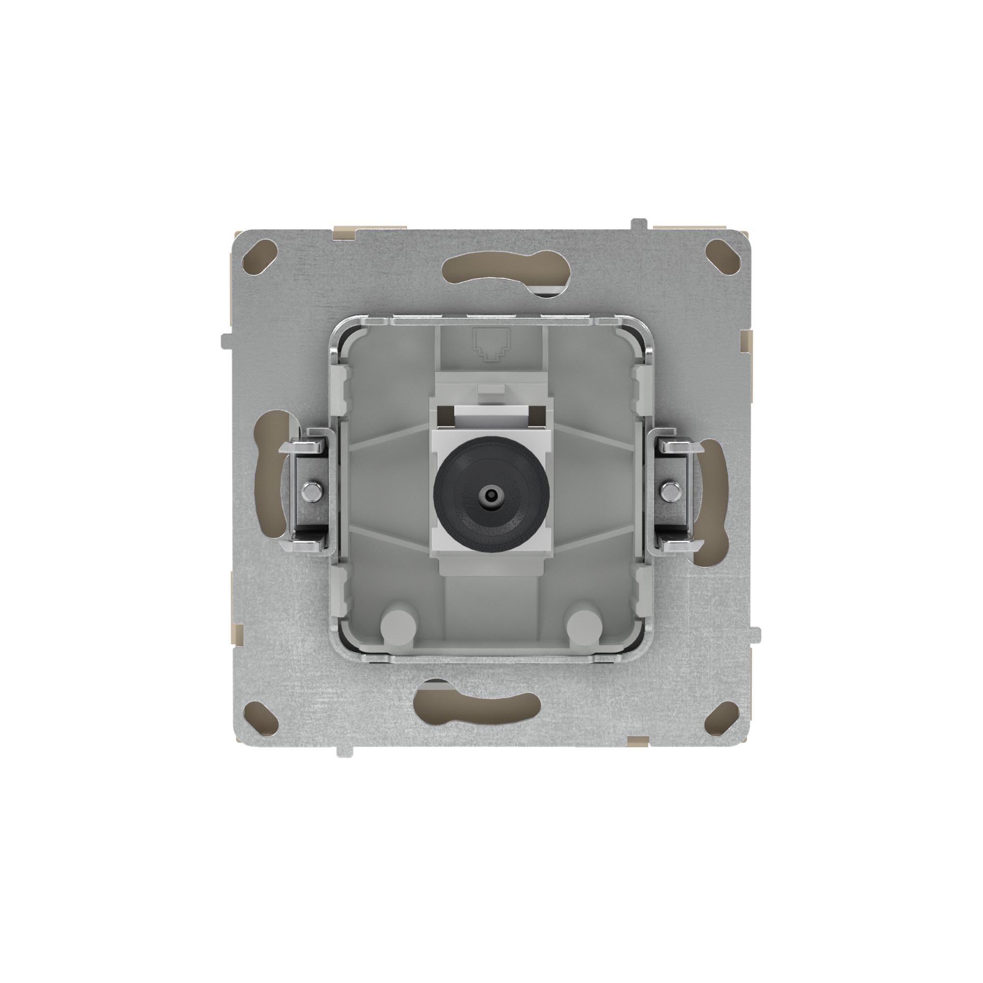 Розетка TV одиночная, KANT, ванильный марципан