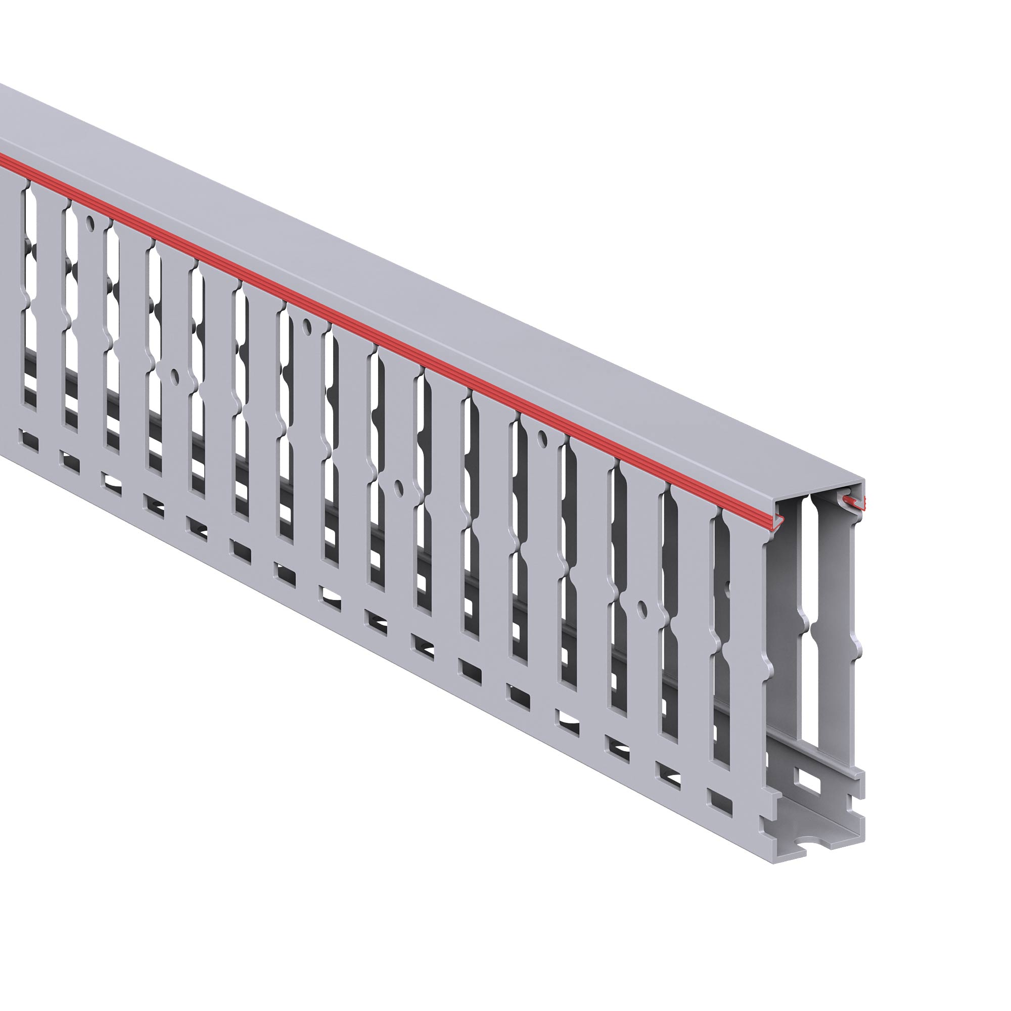 Перфорированные короба серии RL12 Короб перфорированный, серый RL12 25x80 DKC|ДКС