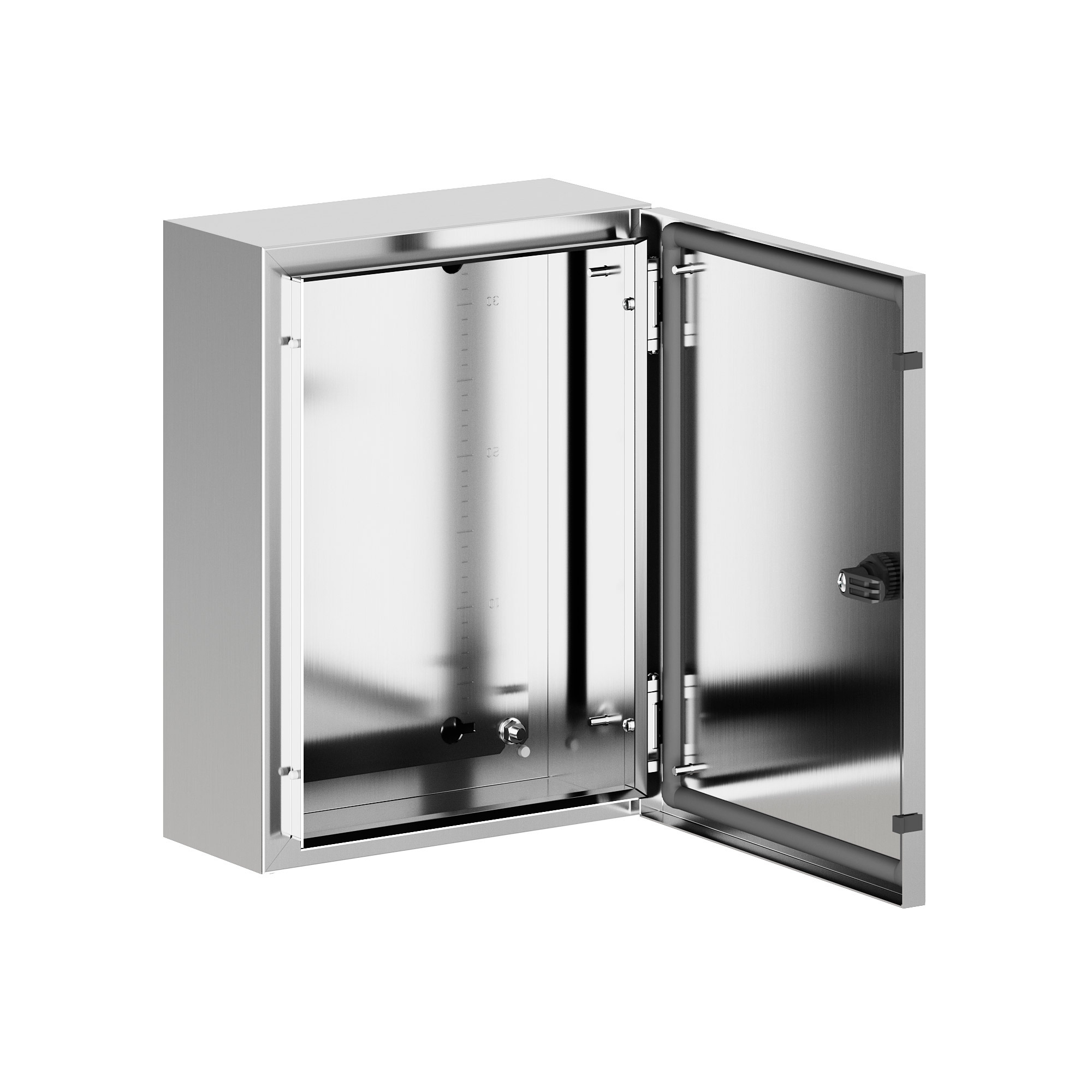 Корпус навесной STH с М/П из нержавеющей cтали AISI316 ВxШxГ 400x300x150 мм, без фланца, IP66