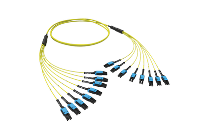 Cable assemblies 16 FO 8xDuplex LC/8xDuplex LC Uniboot