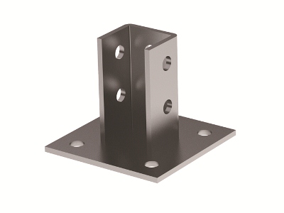 Vertical support SSH, thickness 5,0 mm, hot dip galvanized
