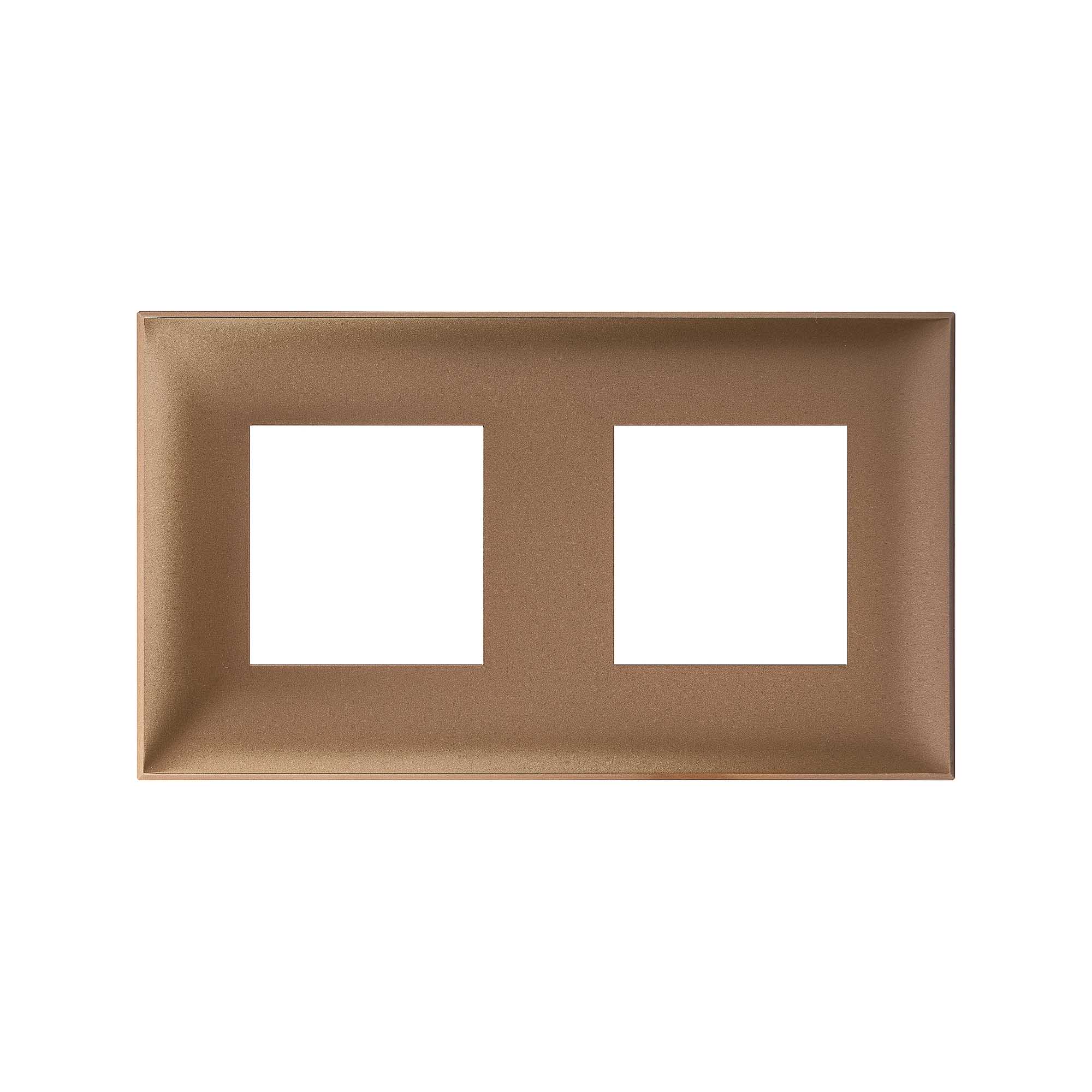 Рамка 2 поста (4 мод.), Avanti, золотистый жемчуг