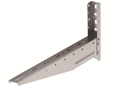 Bracket with the support ML, L400, thickness 1,5 mm