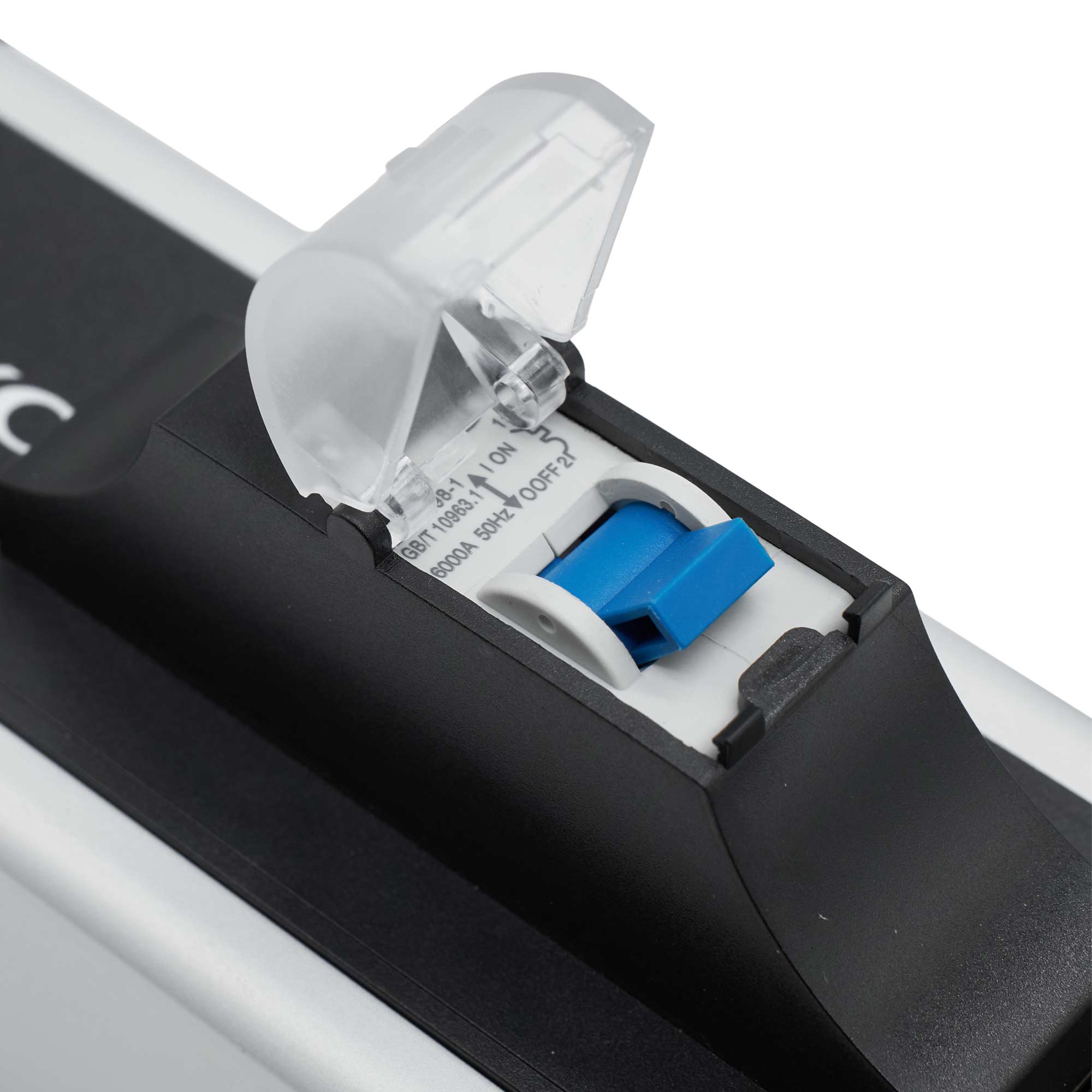 Блок распределения питания (PDU) 0U, 16A c автоматом 1P и амперметром, Вых:6 Schuko, Вх: Schuko