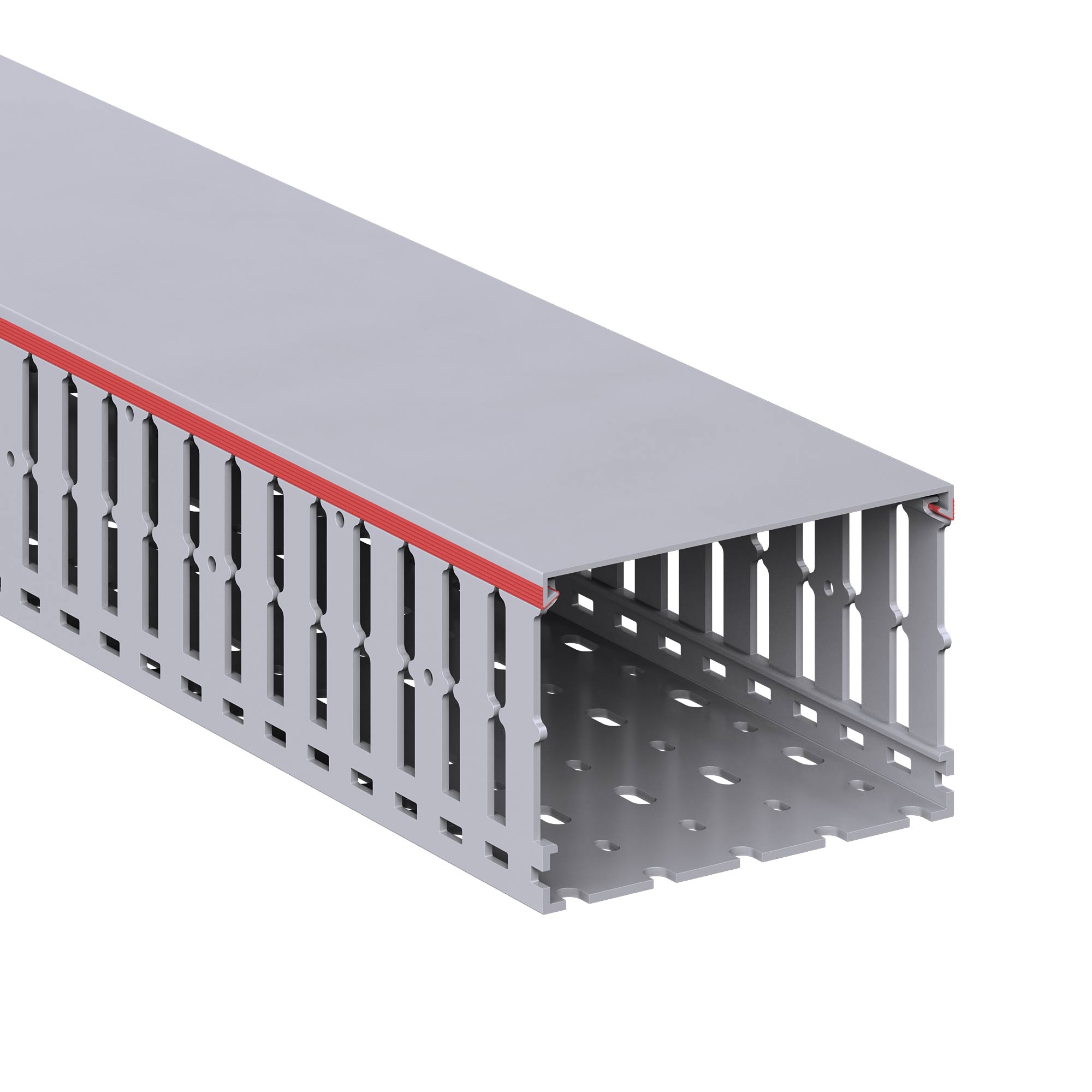 Перфорированные короба серии RL12 Короб перфорированный, серый RL12 120x80 DKC|ДКС