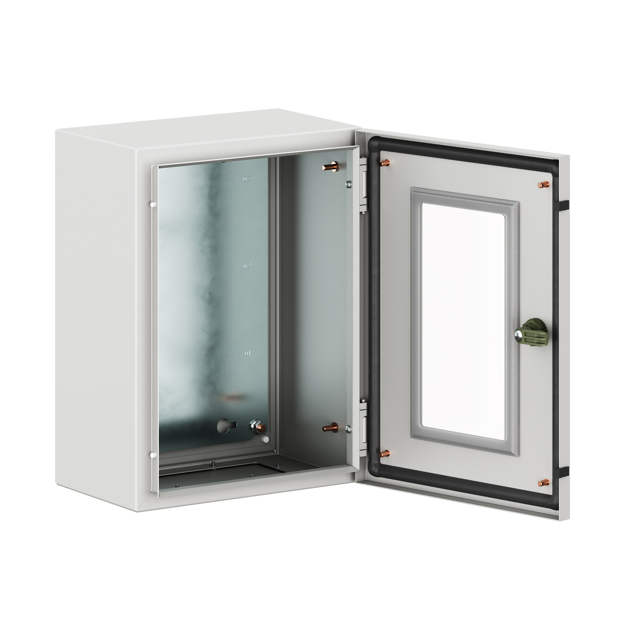 Корпус навесной уличный ST Outdoor с М/П с прозрачной дверью ВxШxГ 400x300x200 мм, IP66