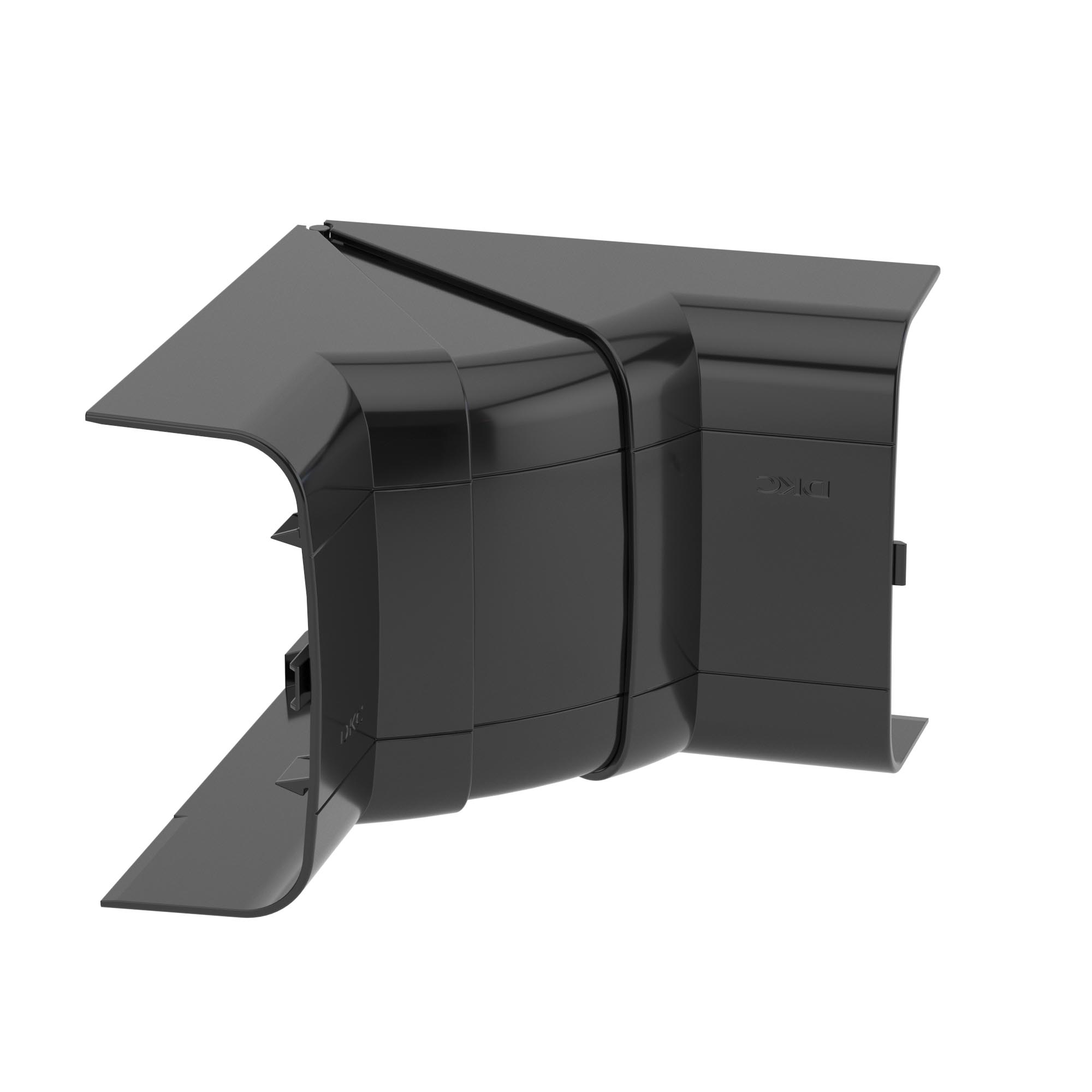 Кабель-канал 90х50 мм Угол внутренний 90х50 мм, изменяемый черный DKC|ДКС