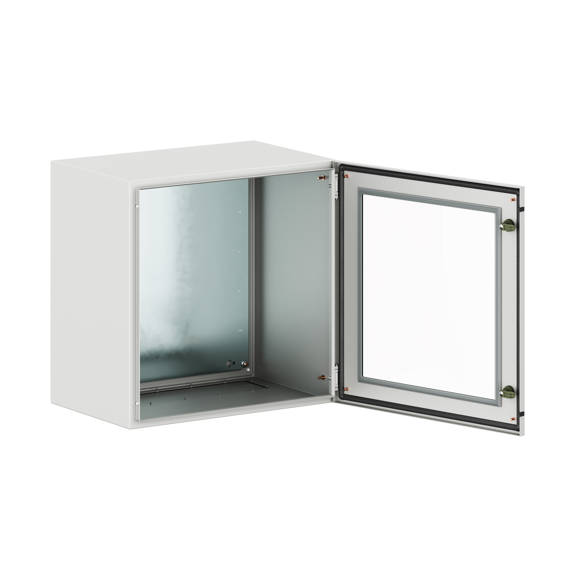 Корпус навесной уличный ST Outdoor с М/П с прозрачной дверью ВxШxГ 600x600x400 мм, IP66