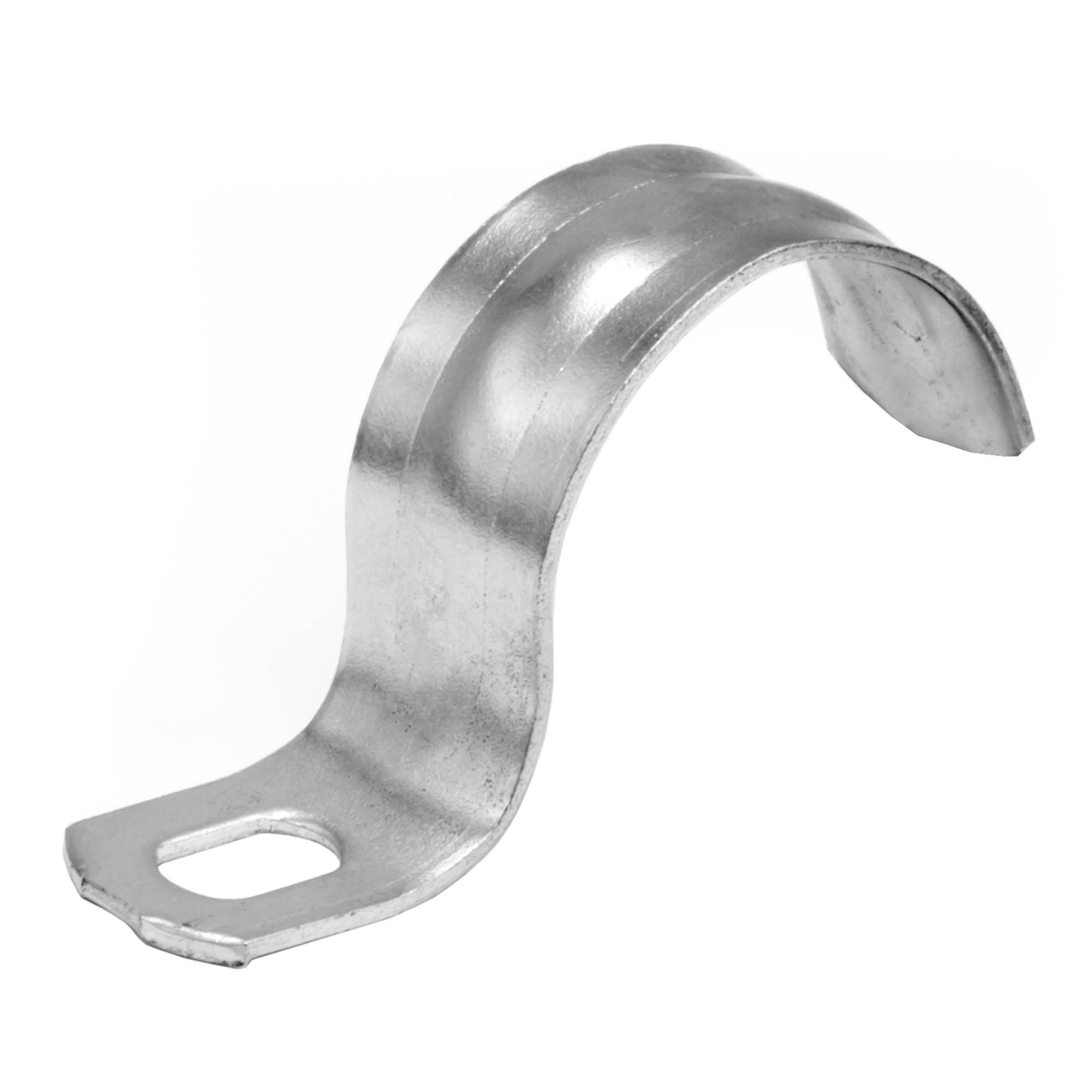 Держатель оцинкованный односторонний, д.25 - 26мм (розница – 20 упаковокc индивидуальным ШК по 8 штук)