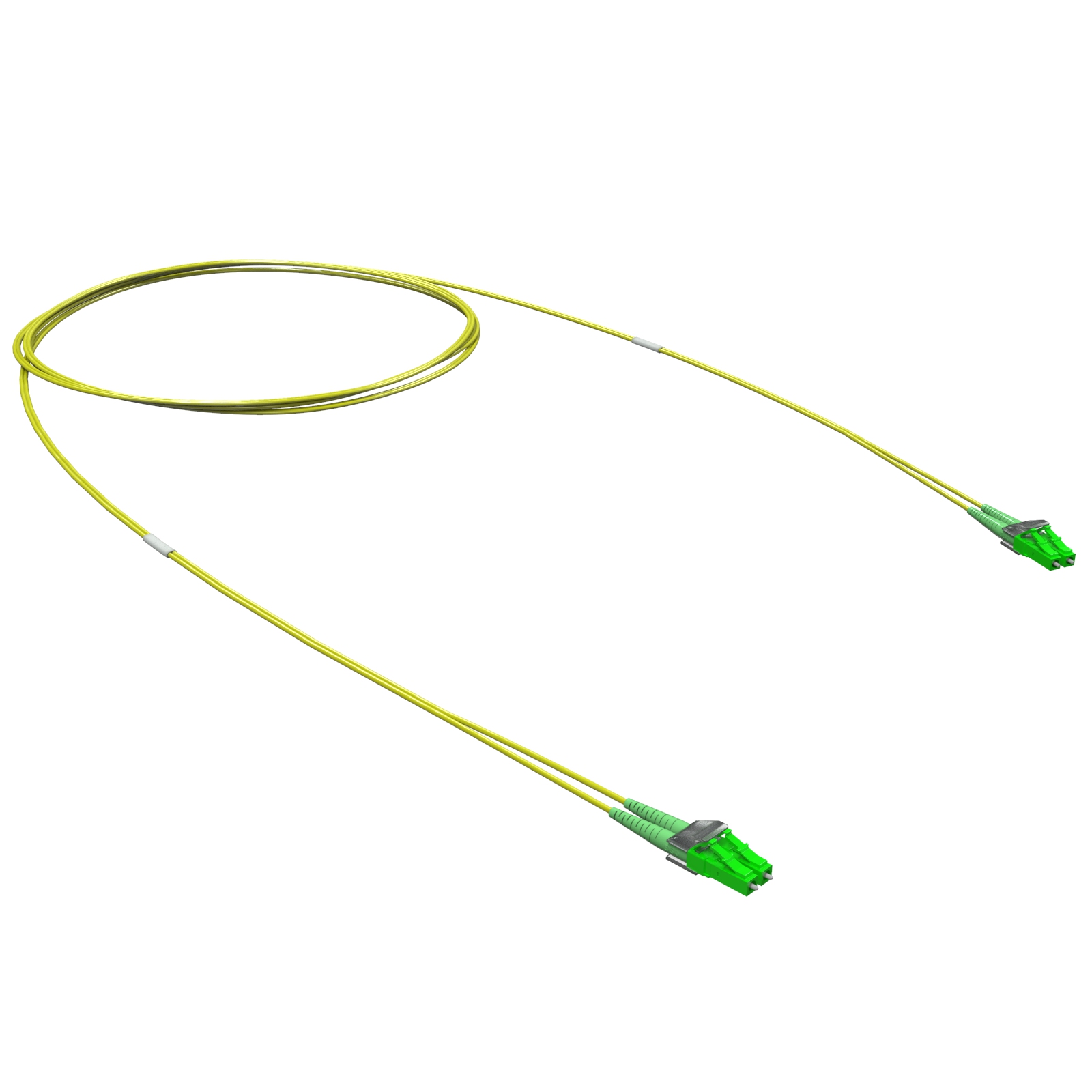 Коммутационные шнуры ОS2 Оптический коммутационный шнур Duplеx LC/APC-LC/APC, 9/125 (OS2), 7 м DKC|ДКС