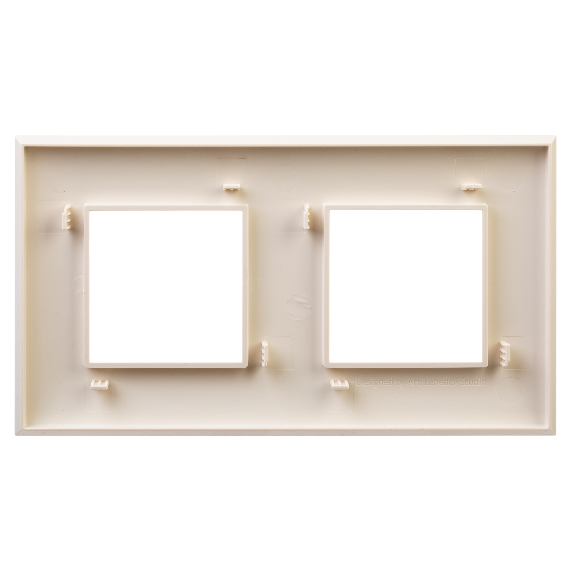 Рамка 2 поста (4 мод.), Avanti, ванильная дымка