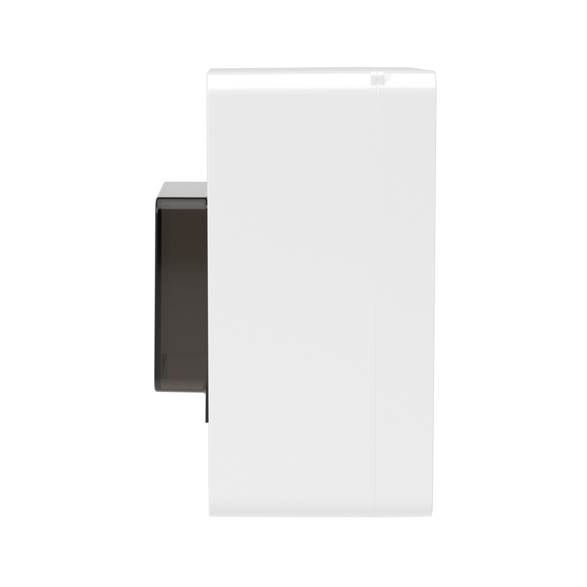 Щиток 4 мод настенный Фрейм (FRAME), белый, с тонированной дверцей