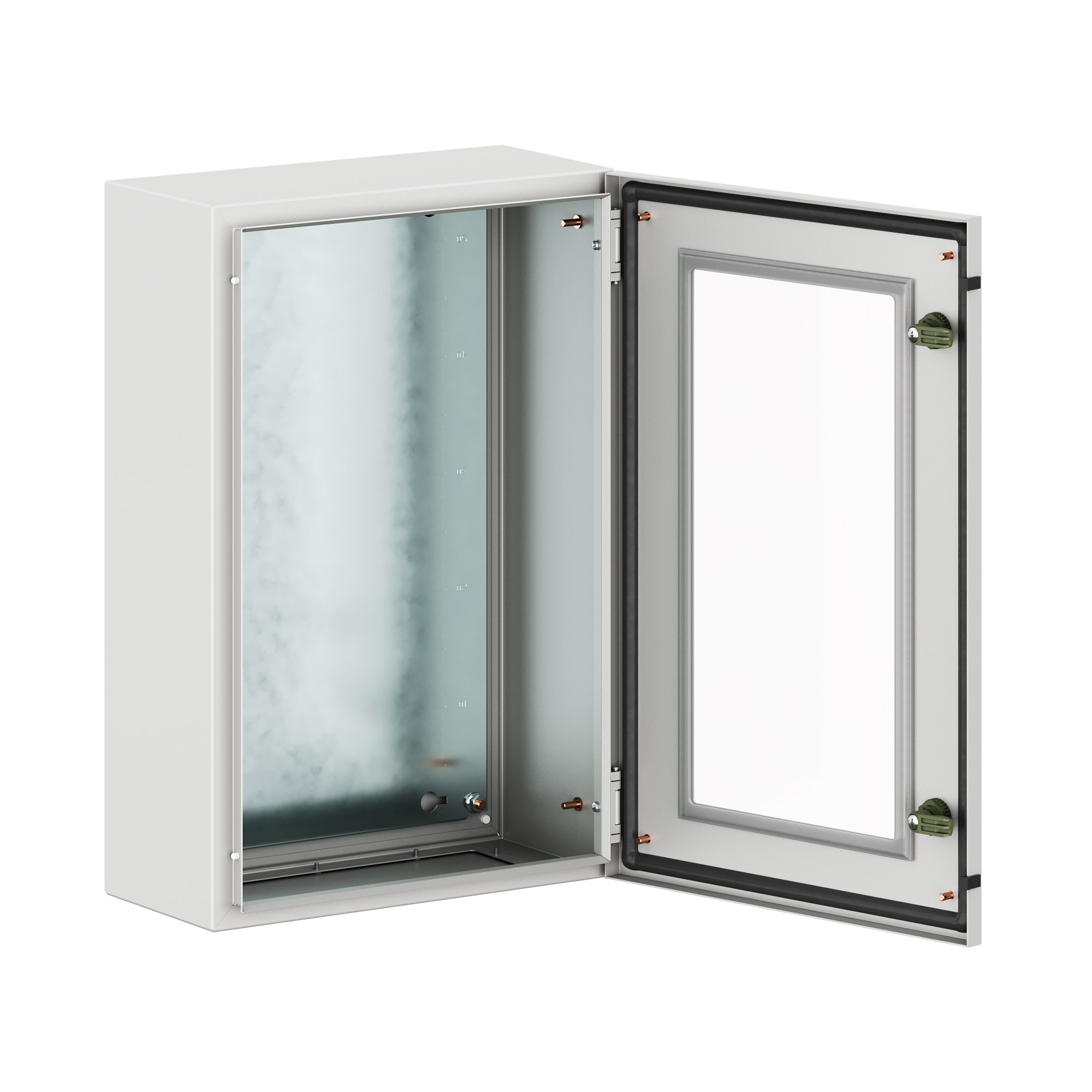 Корпус навесной уличный ST Outdoor с М/П с прозрачной дверью ВxШxГ 600x400x200 мм, IP66