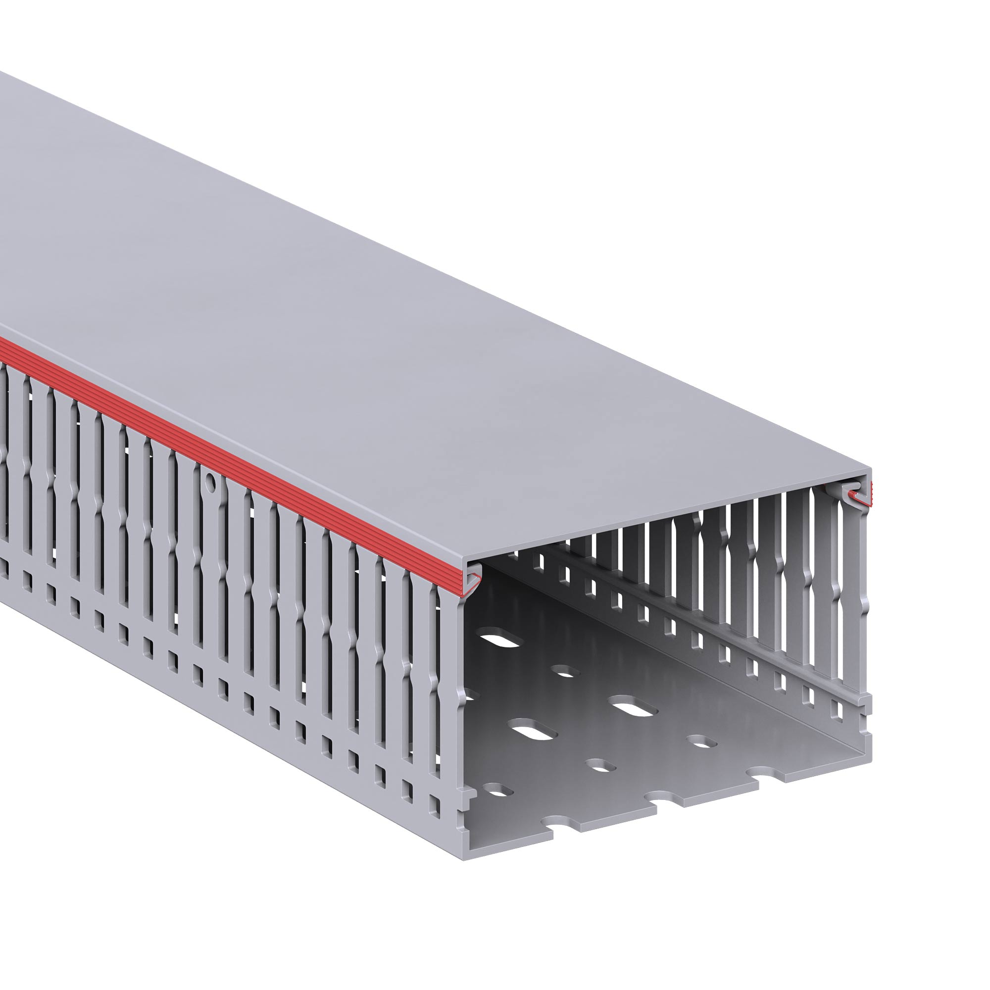 Перфорированные короба серии RL6 Короб перфорированный, серый RL6 100x60 DKC|ДКС